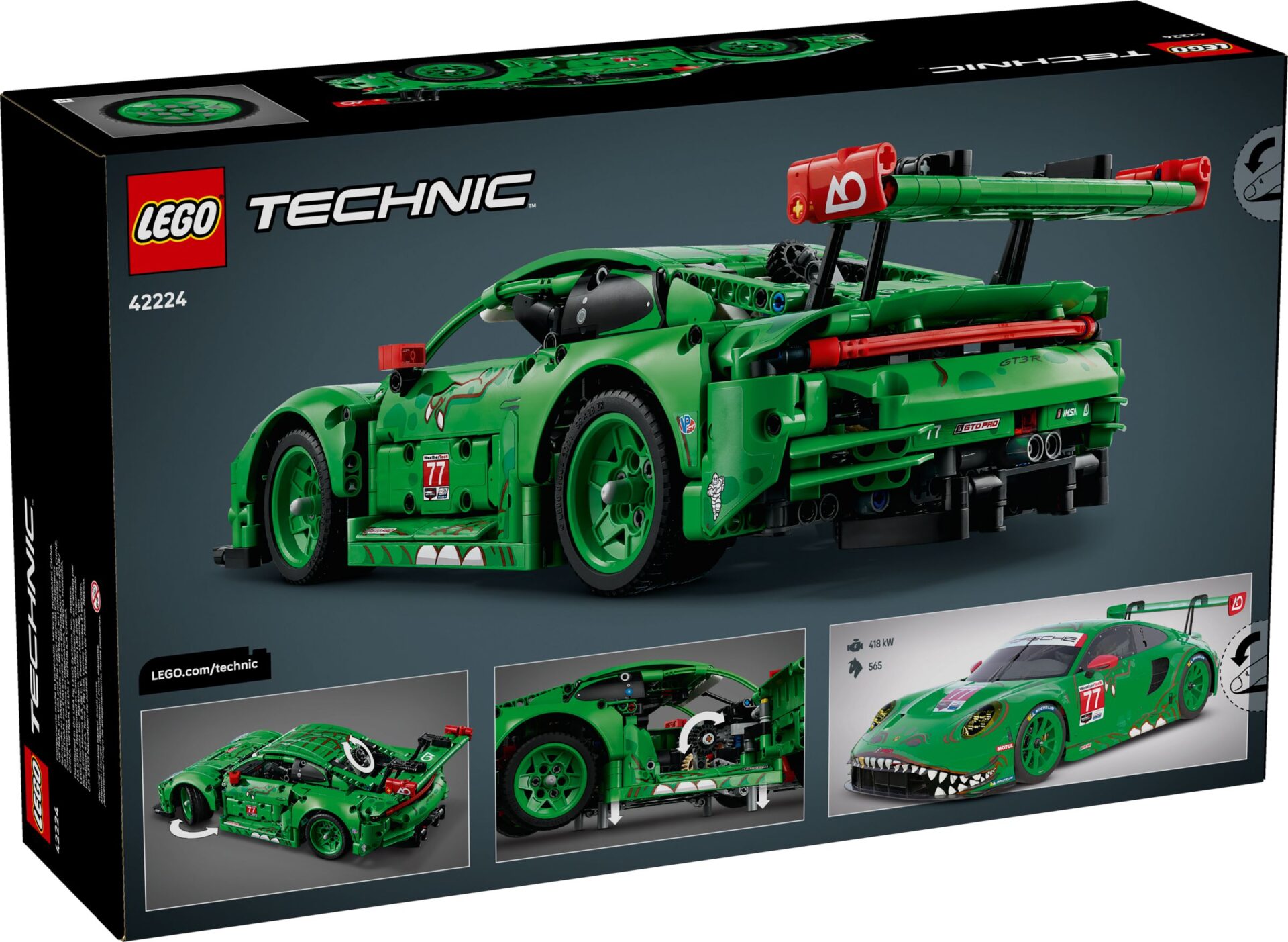 LEGO 42224 Porsche 911 GT3 R REXY AO Racing Rennwagen – Bild 10