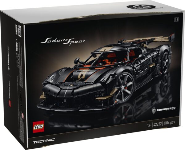 LEGO 42232 Koenigsegg Sadair's Spear Hypercar