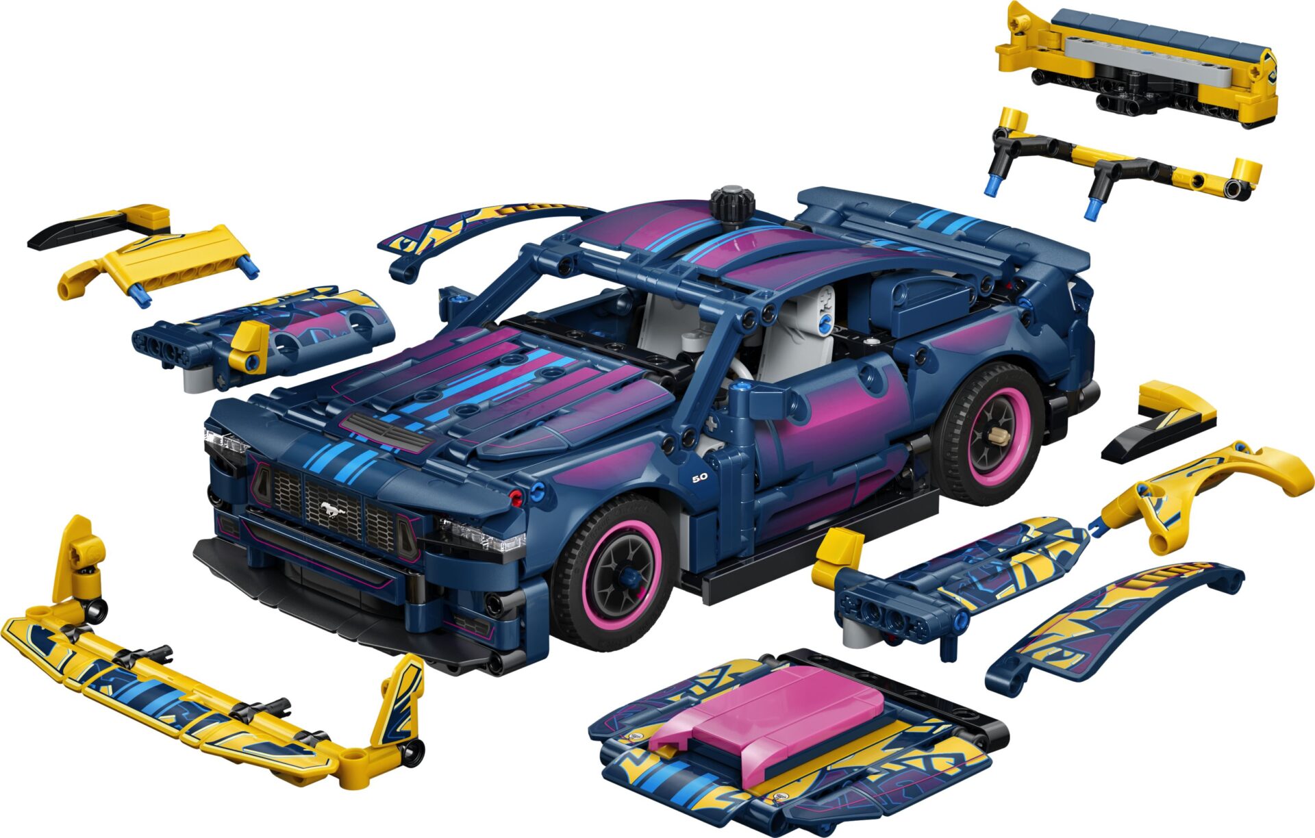 LEGO 42236 Ford Mustang GT Auto aus der Tuning-Werkstatt – Bild 2