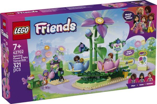 LEGO 42702 Feentassen-Karussell mit Blumendeko