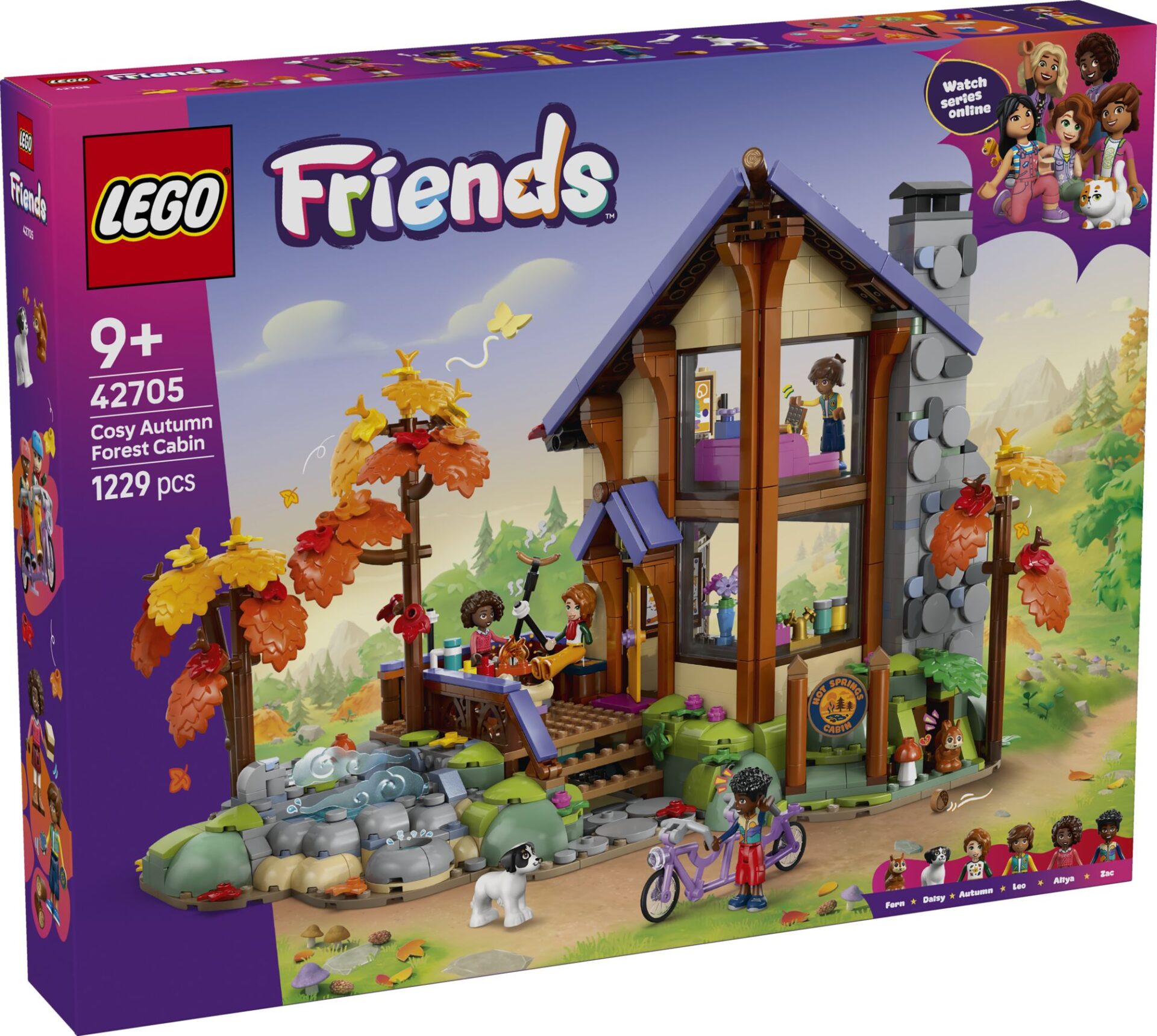 LEGO 42705 Gemütliche Hütte im Herbstwald