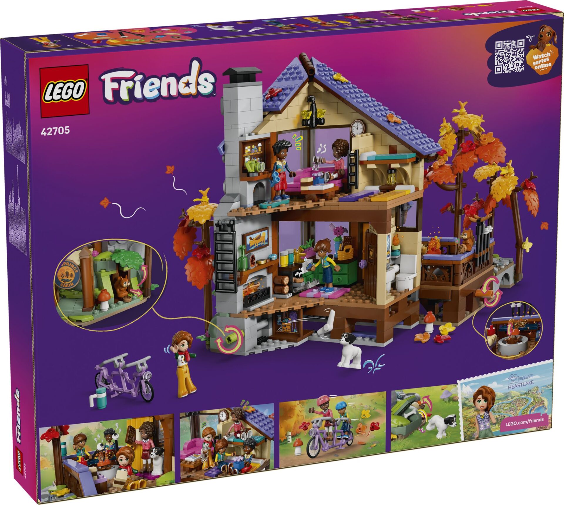 LEGO 42705 Gemütliche Hütte im Herbstwald – Bild 12
