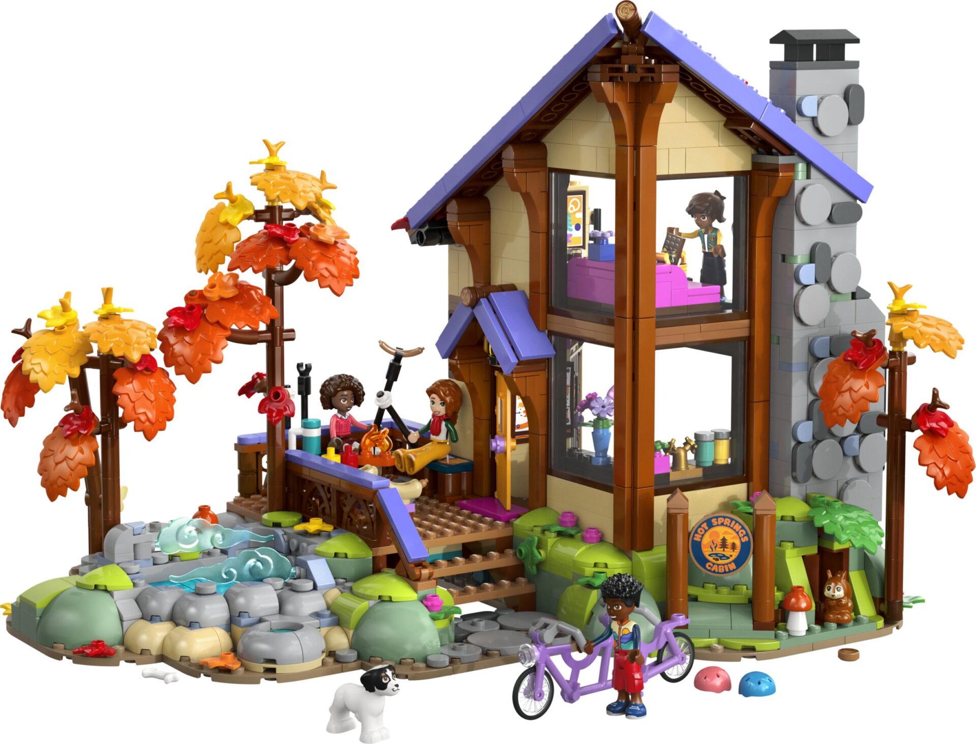 LEGO 42705 Gemütliche Hütte im Herbstwald – Bild 2