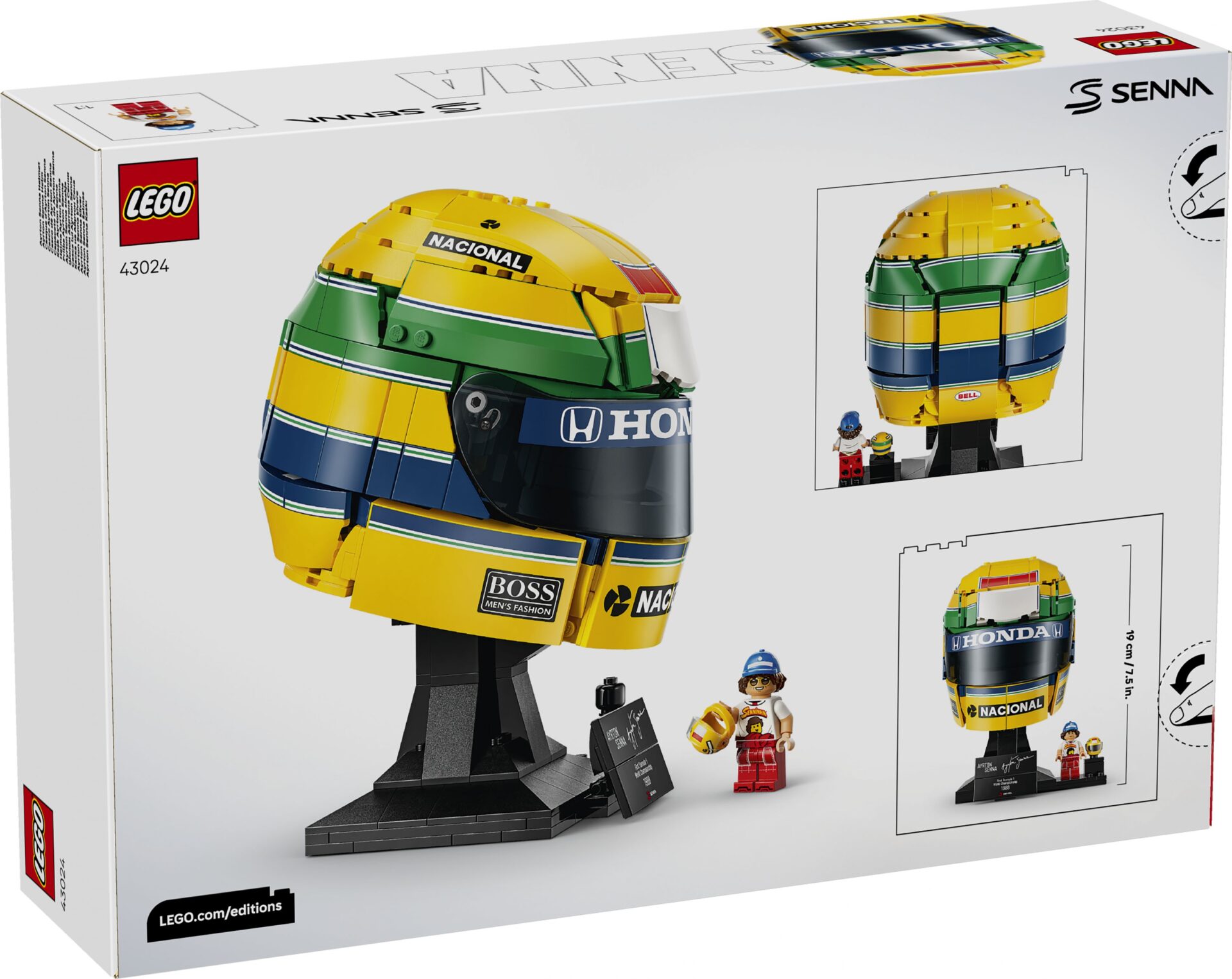 LEGO 43024 Ayrton Senna Helm – Bild 9