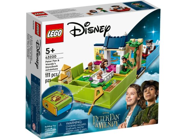 LEGO 43220 Peter Pan & Wendy – Märchenbuch-Abenteuer