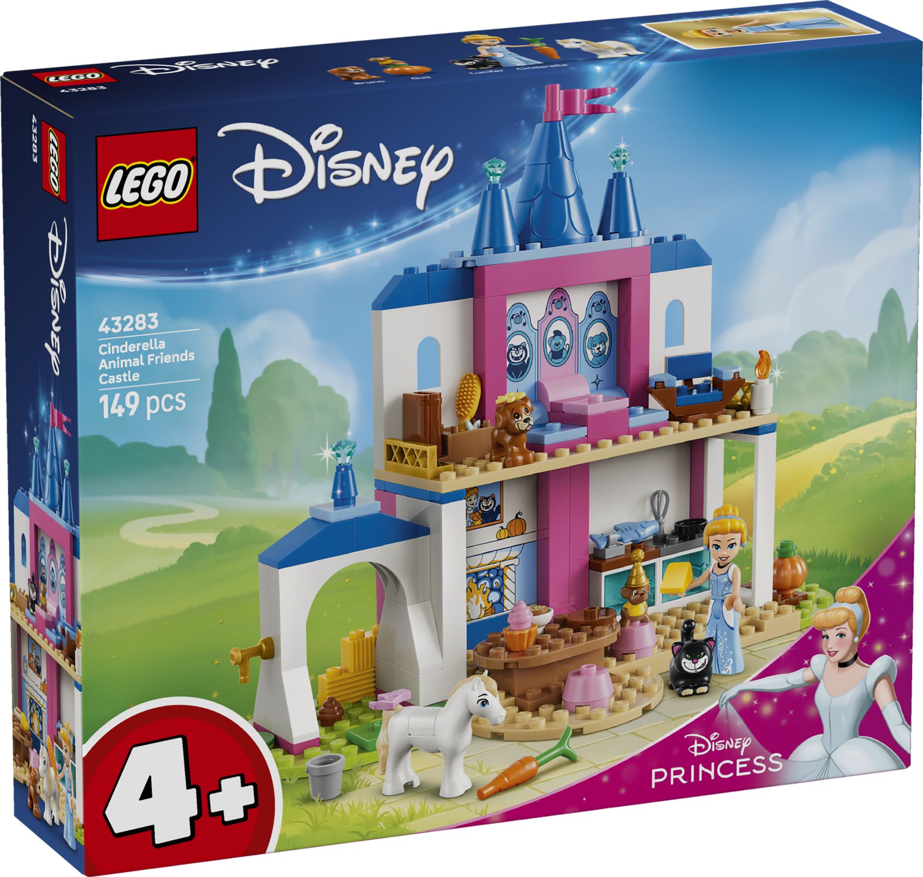 LEGO 43283 Cinderellas Tierpalast