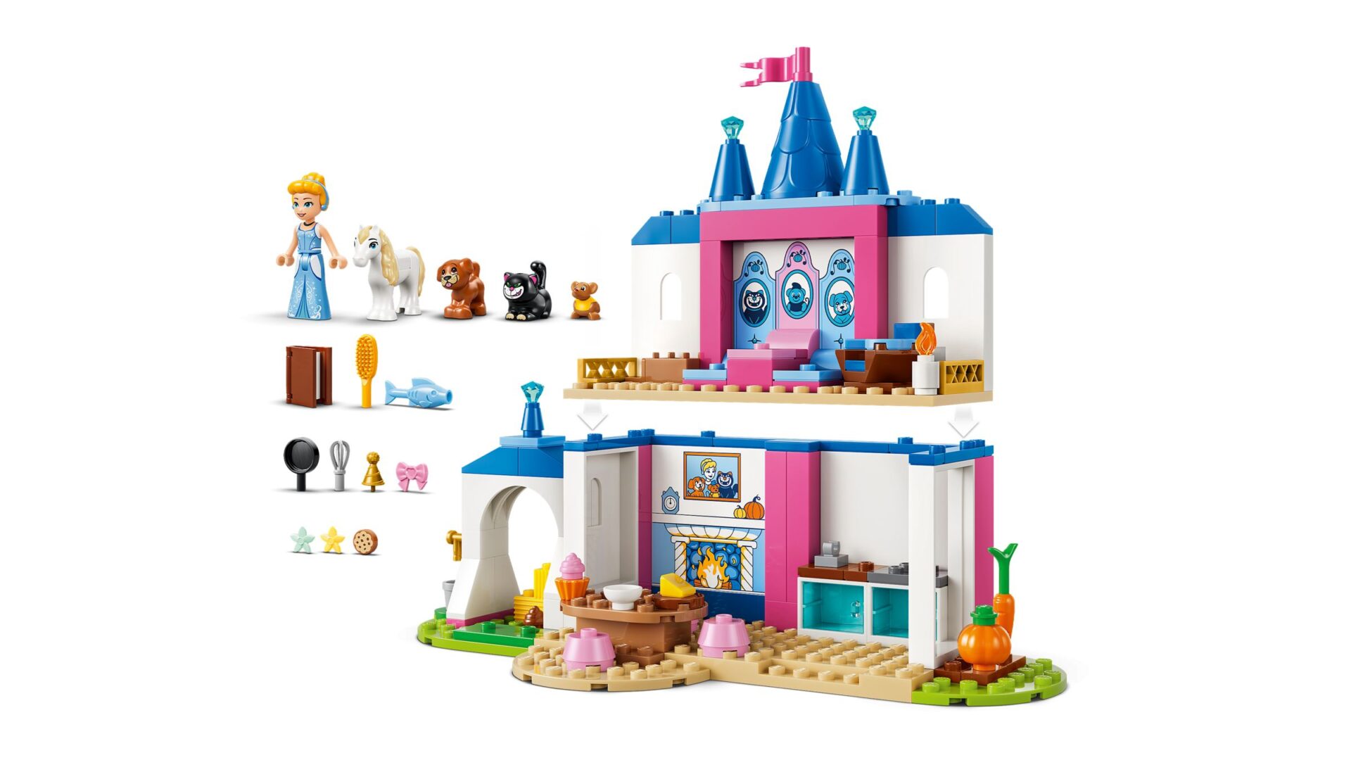 LEGO 43283 Cinderellas Tierpalast – Bild 3