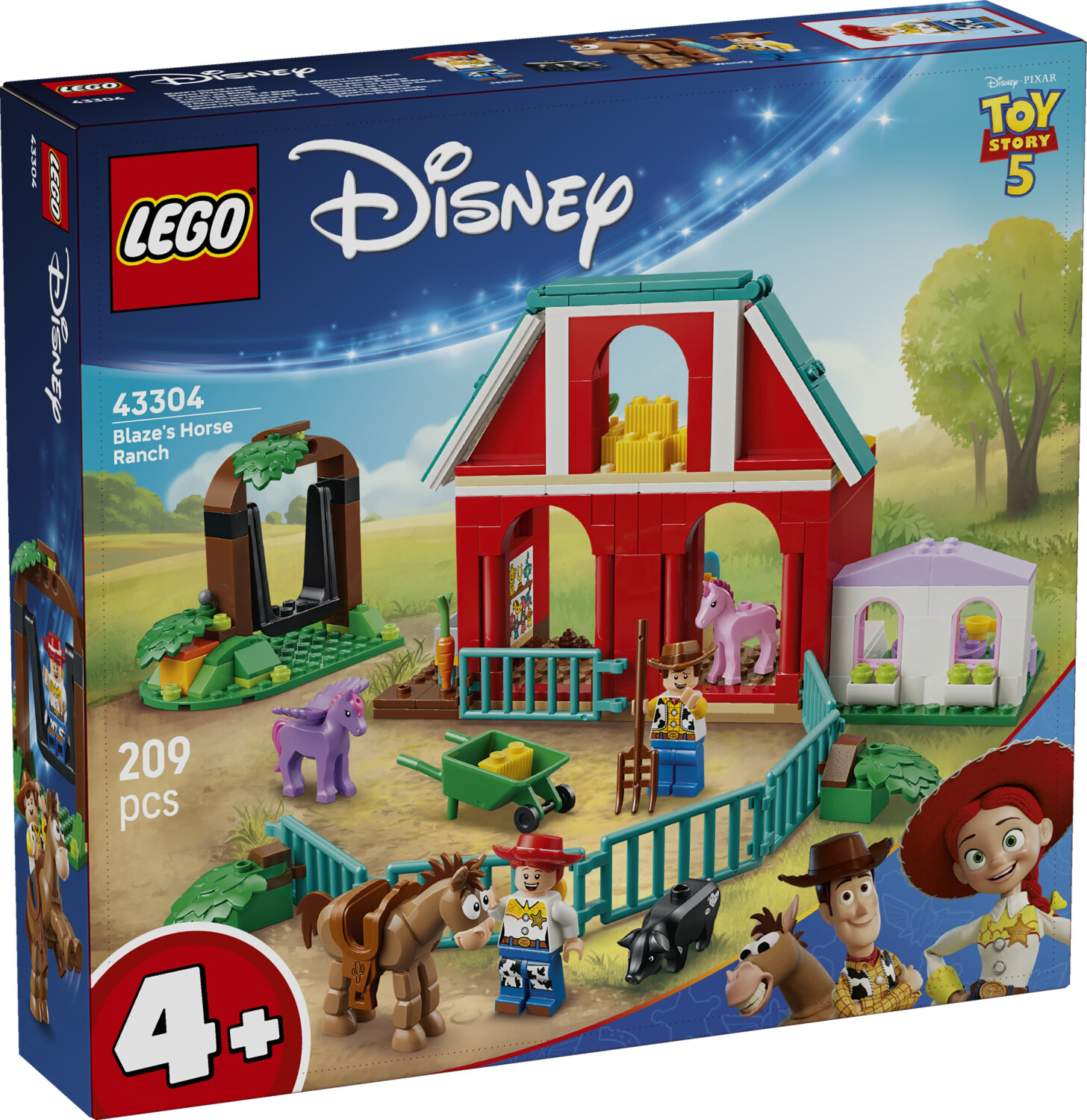 LEGO 43304 Blazes Pferderanch