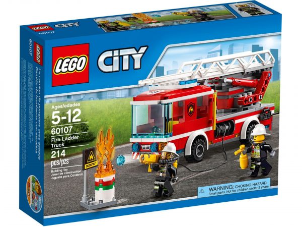 Lego 60107 Feuerwehrfahrzeug Mit Fahrbarer Leiter Legamo