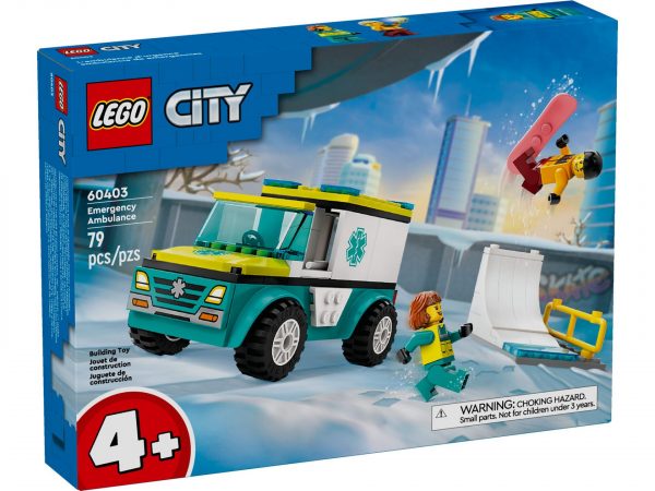 Lego 60403 Rettungswagen Und Snowboarder Legamo
