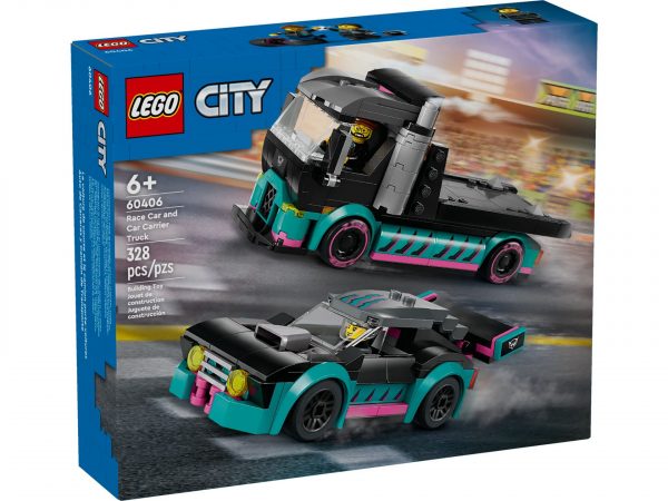 LEGO 60406 Autotransporter mit Rennwagen