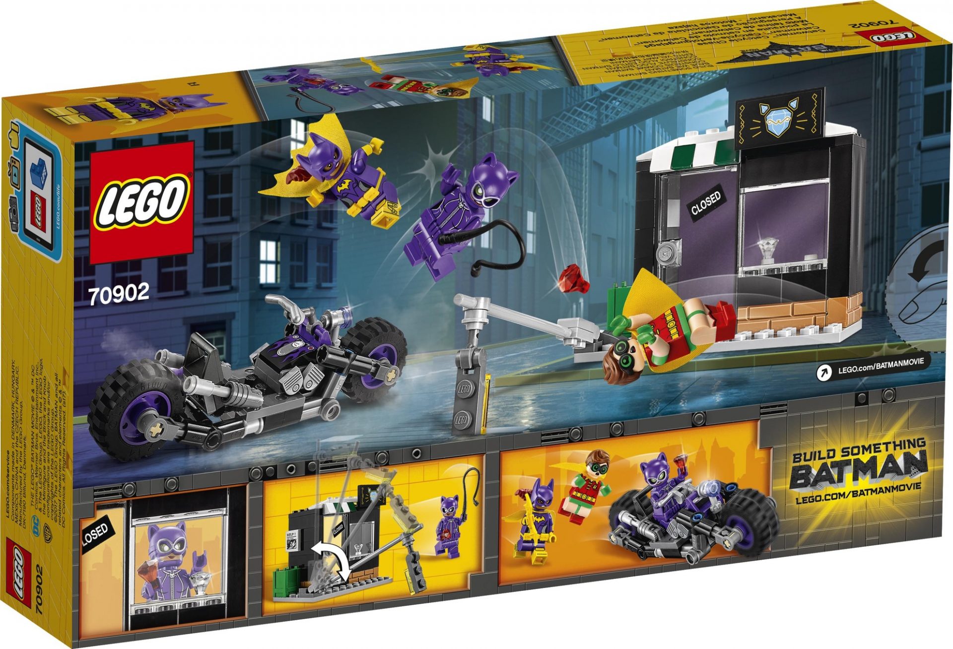 Lego 70902 Catwoman Catcycle Verfolgungsjagd Legamo