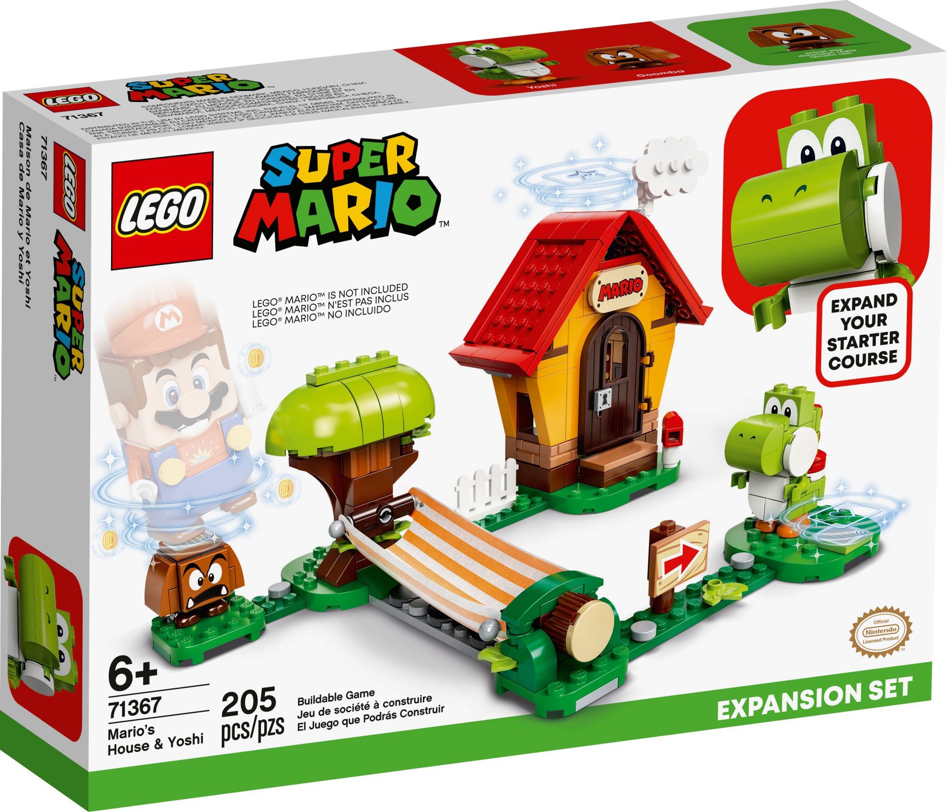 Lego 71367 Marios Haus und Yoshi Erweiterungsset