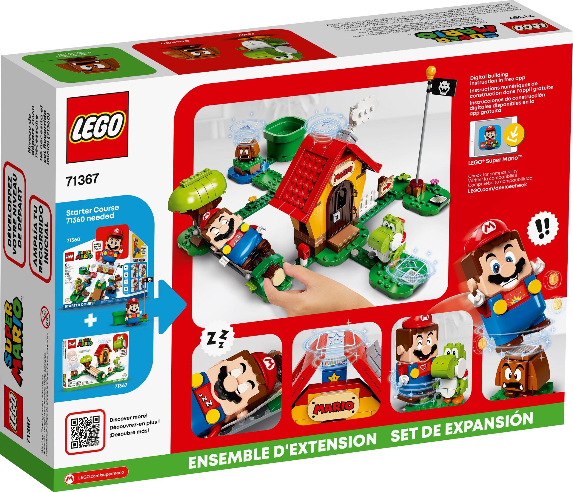 Lego 71367 Marios Haus und Yoshi Erweiterungsset