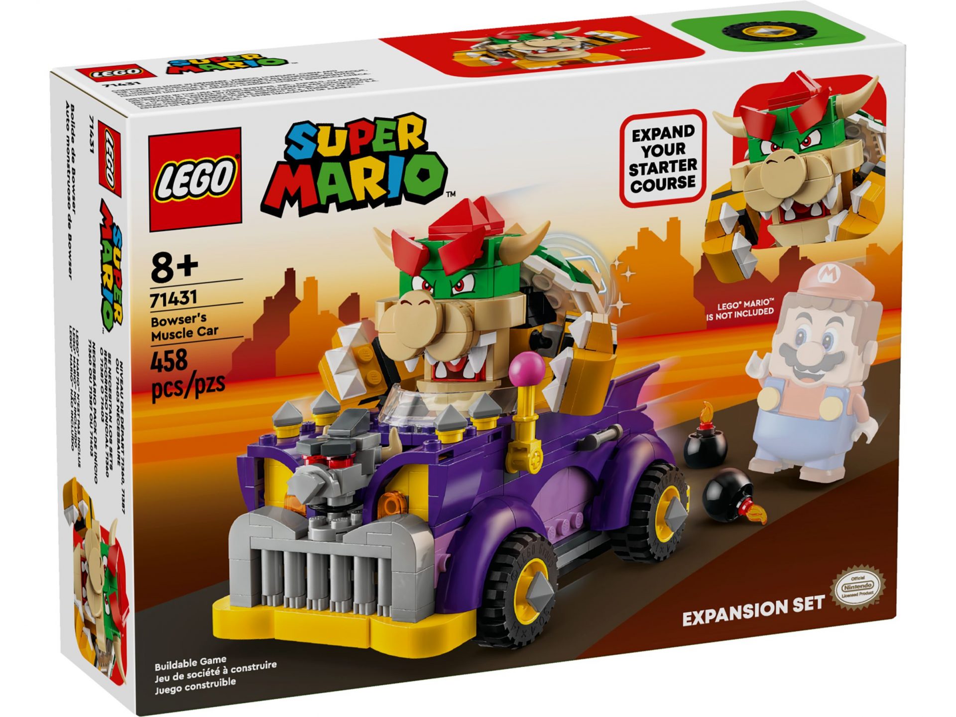 LEGO 71431 Bowsers Monsterkarre – Erweiterungsset