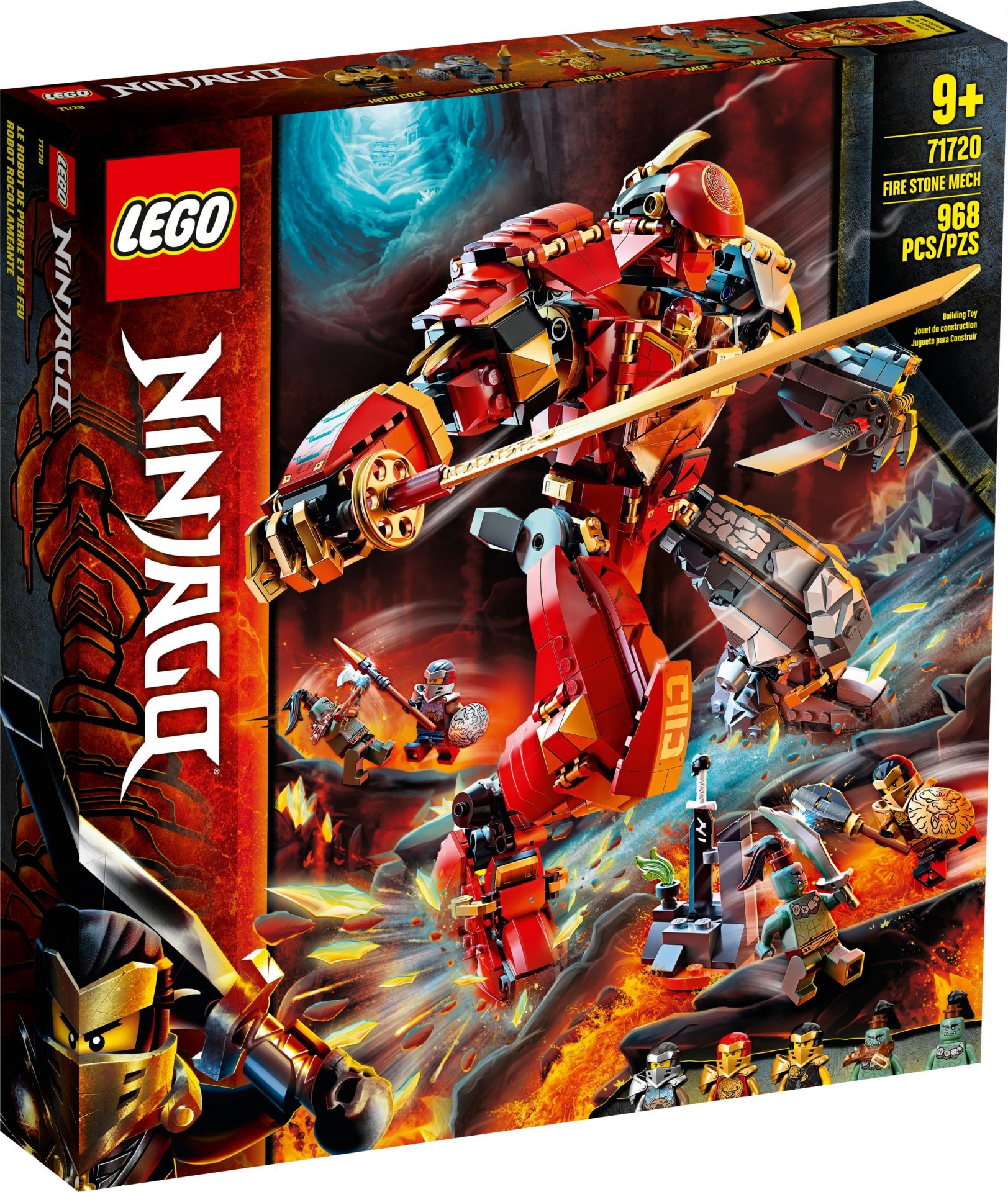 Lego 71720 Feuer Stein Mech legamo