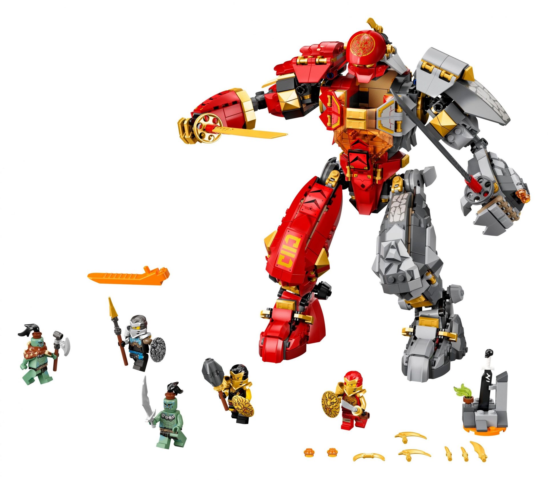 Lego 71720 Feuer Stein Mech legamo
