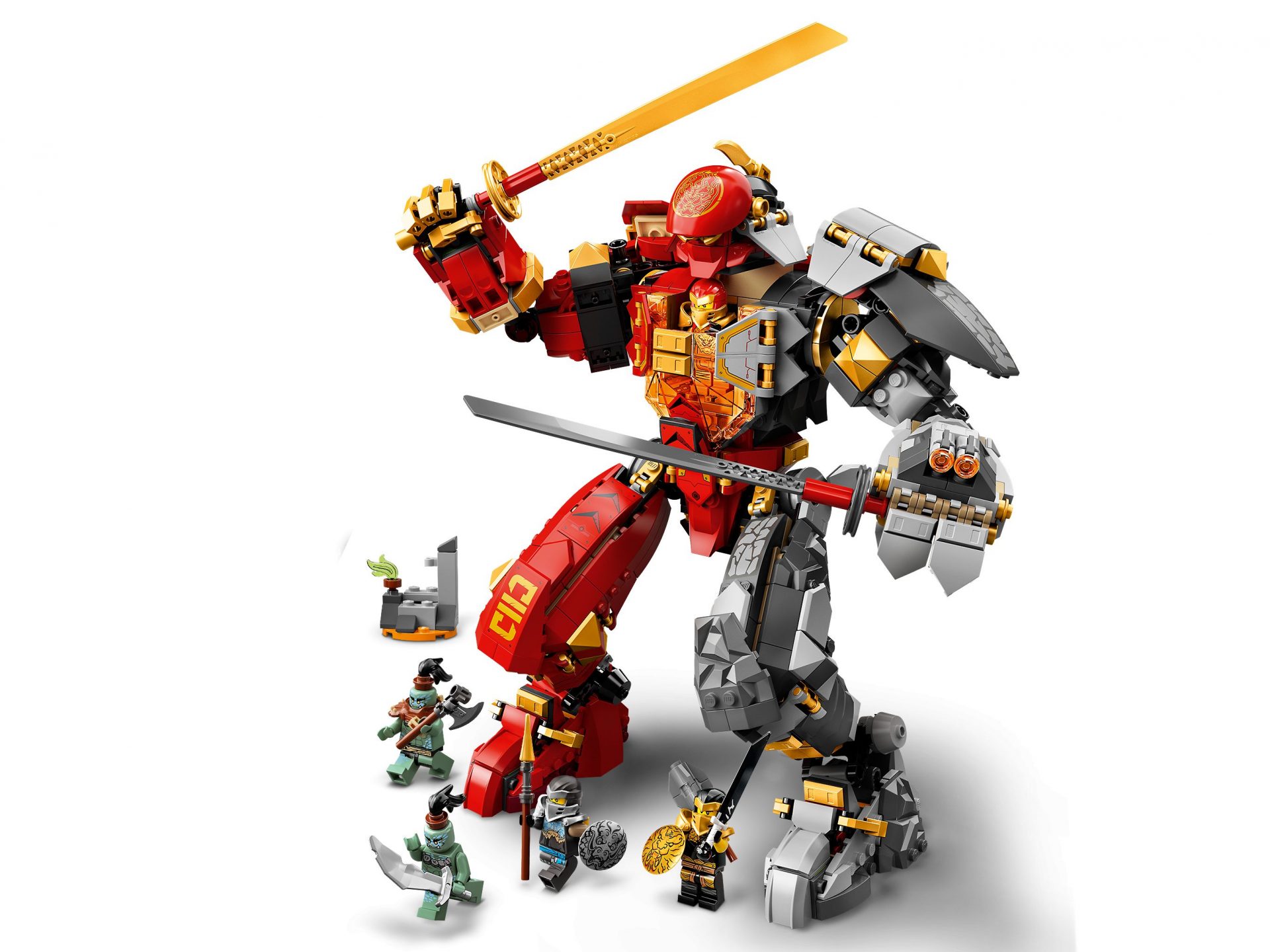 Lego 71720 Feuer Stein Mech legamo