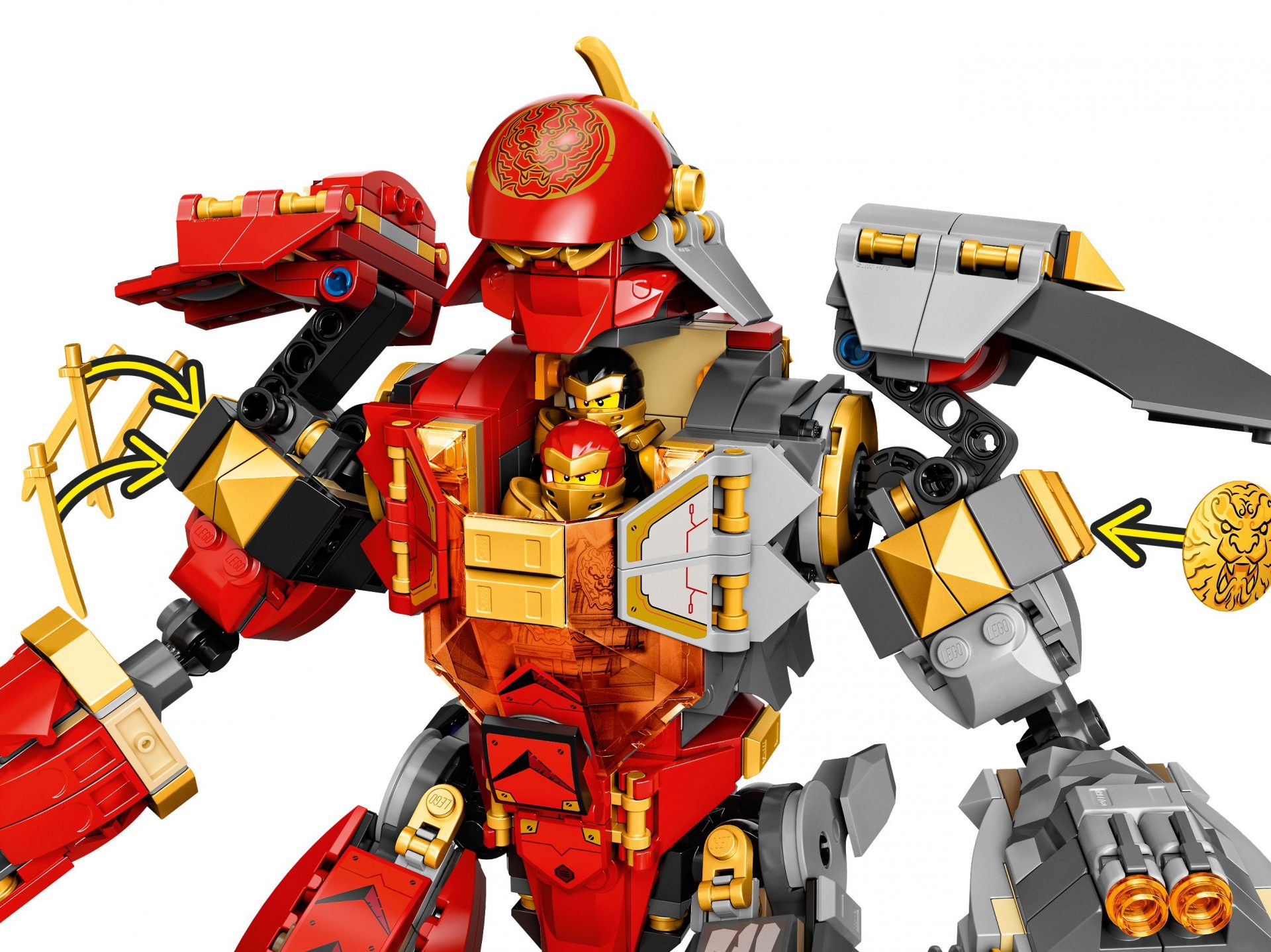Lego 71720 Feuer Stein Mech legamo