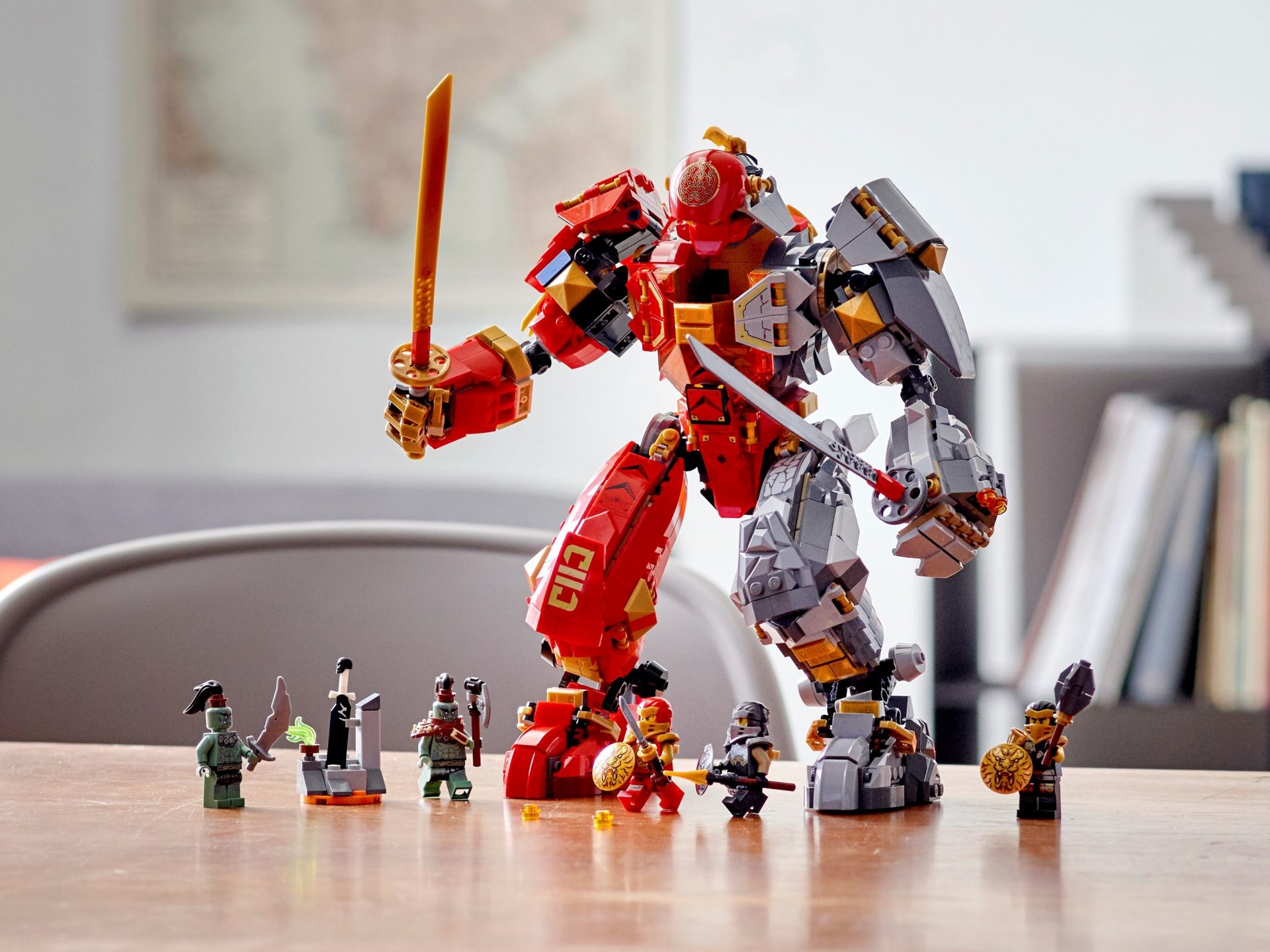 Lego 71720 Feuer Stein Mech legamo