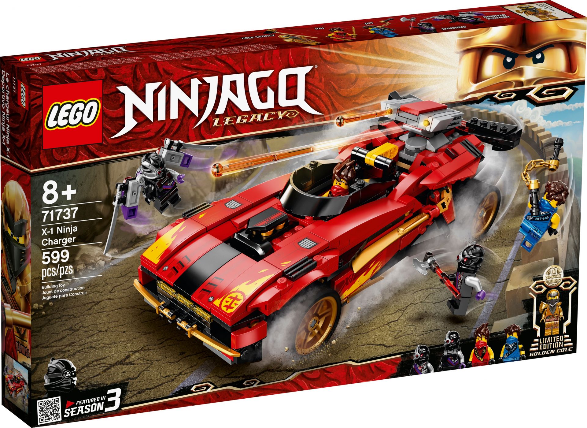 Lego 71737 X 1 Ninja Supercar Legamo
