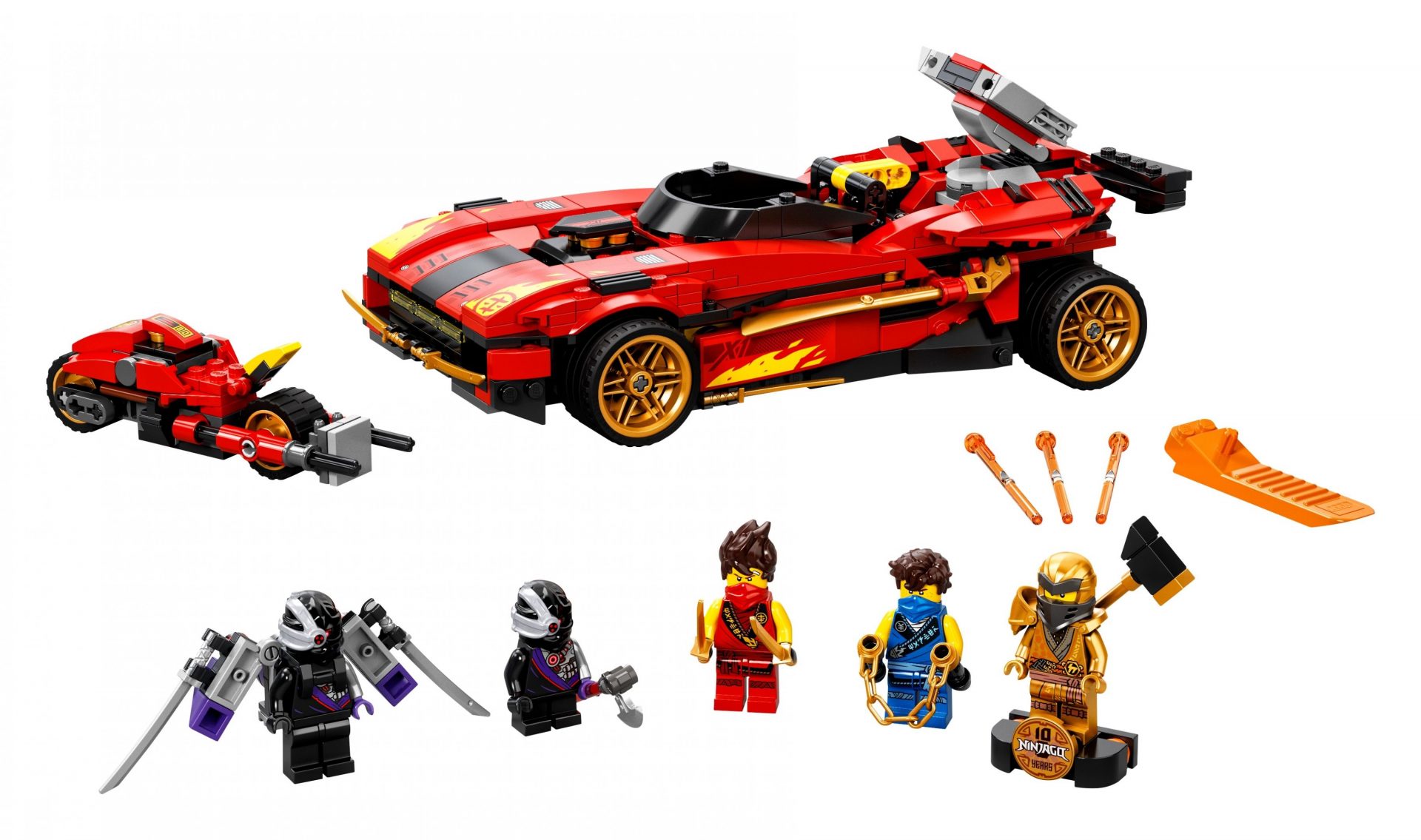 Lego 71737 X 1 Ninja Supercar Legamo