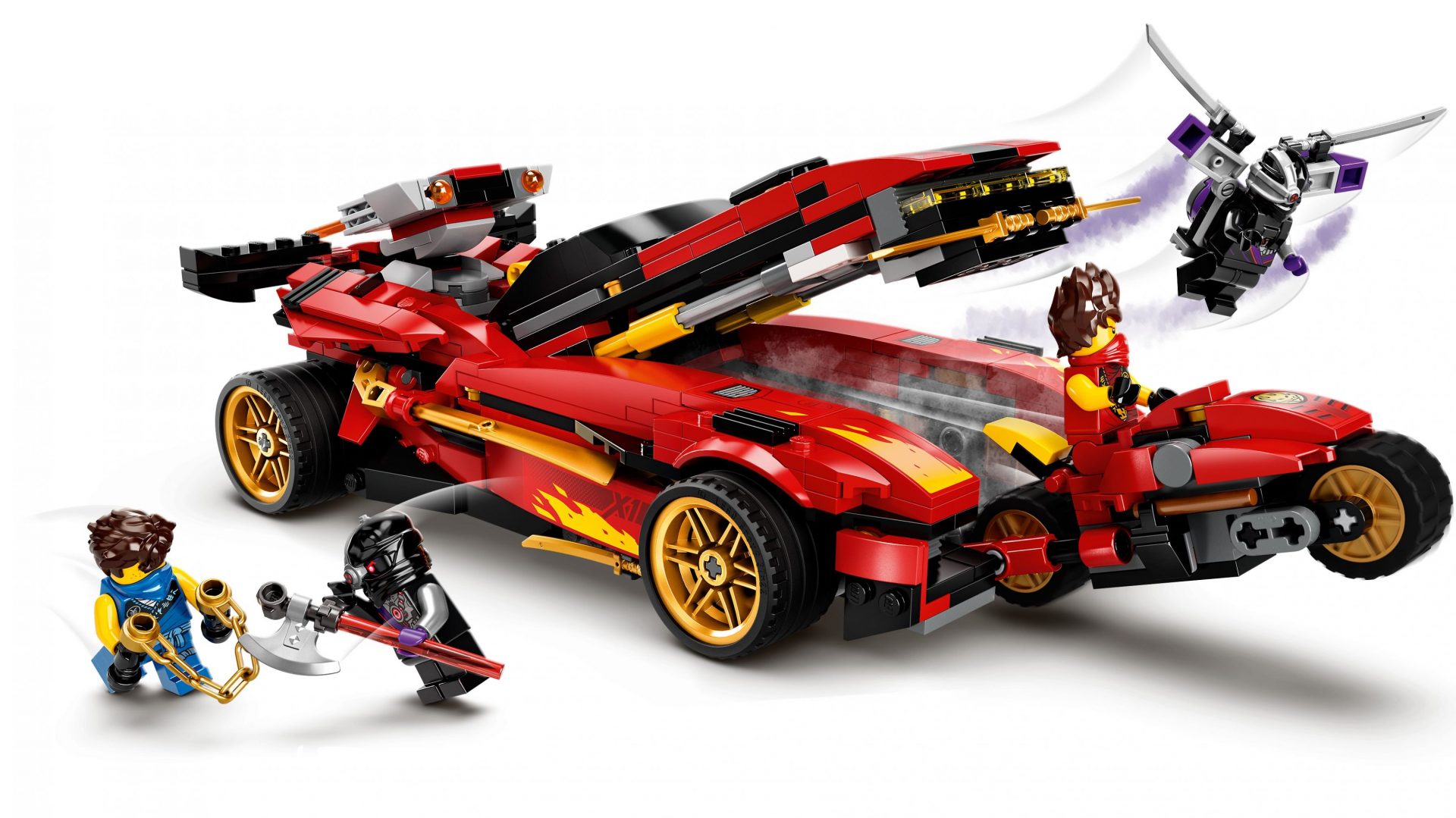 Lego 71737 X 1 Ninja Supercar Legamo