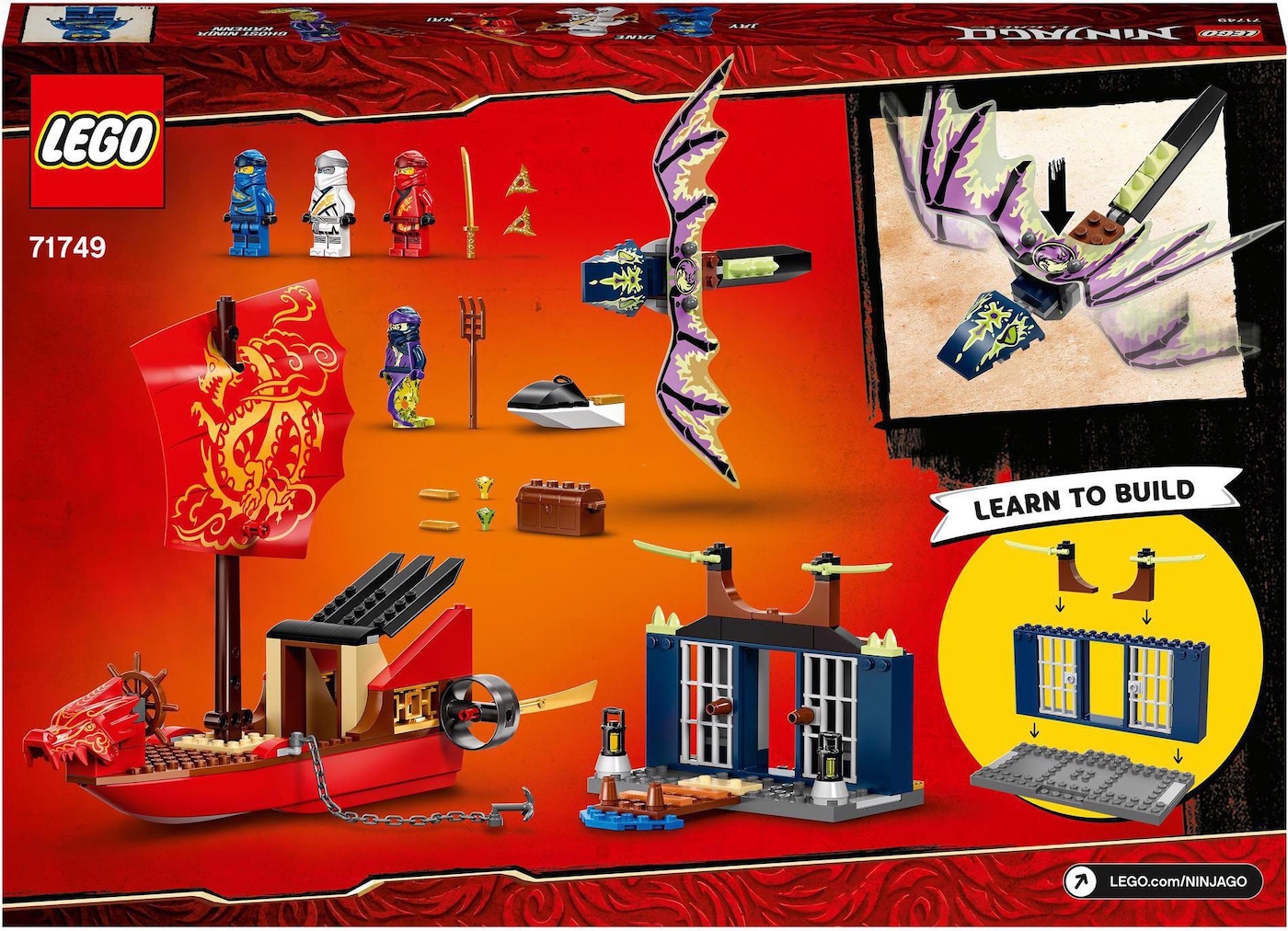 Lego 71749 Flug Mit Dem Ninja Flugsegler Legamo