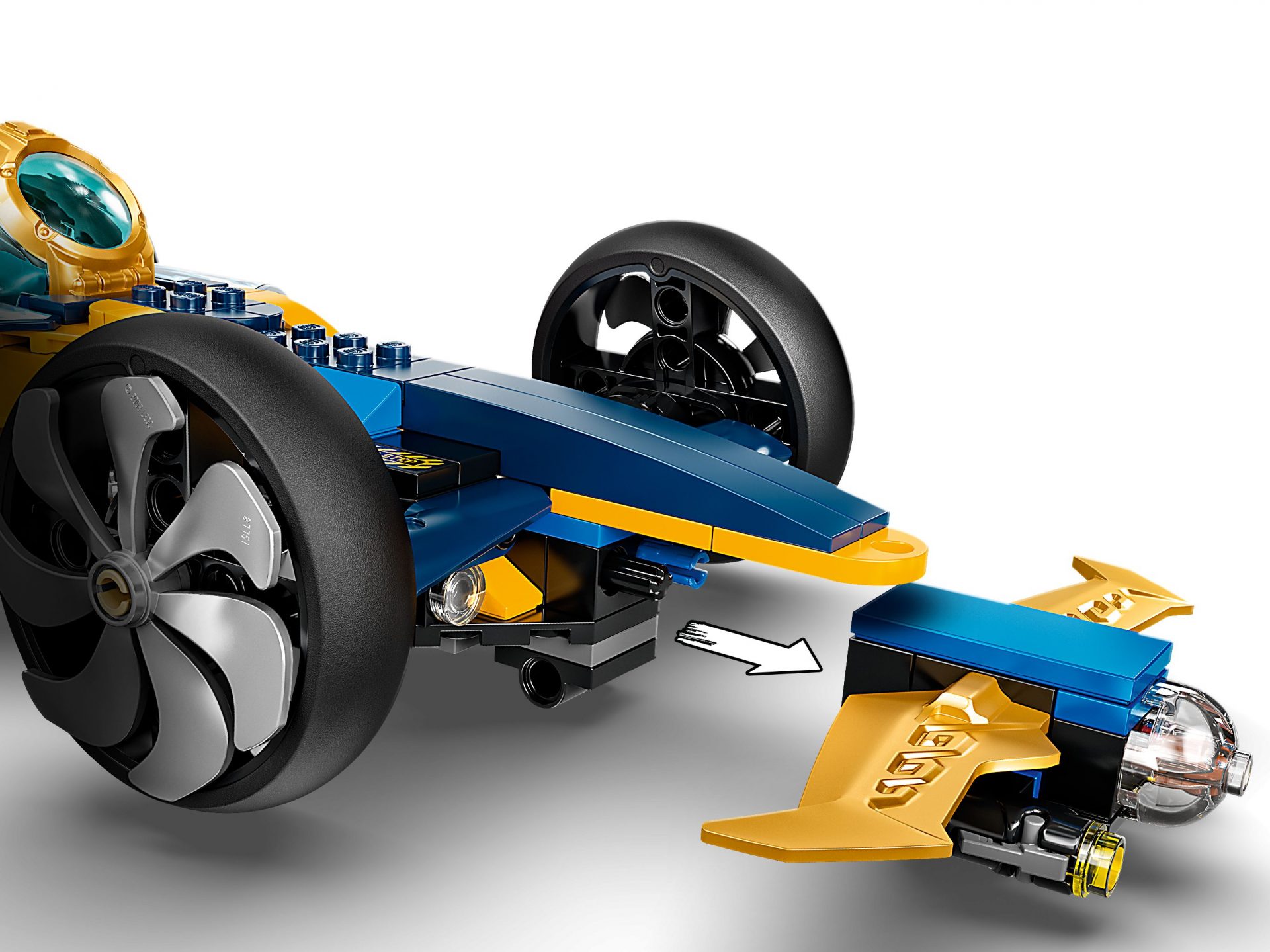 LEGO 71752 Ninja-Unterwasserspeeder – Bild 4
