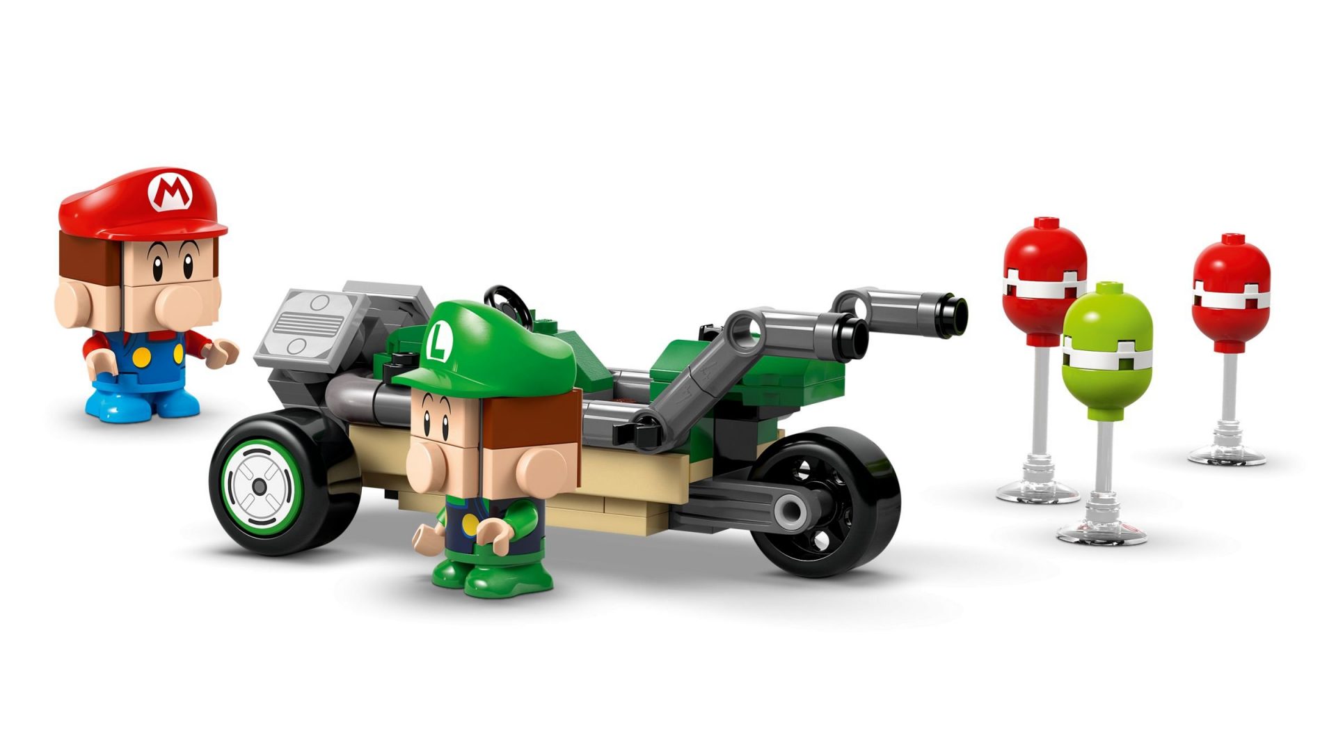 Lego 72034 Mario Kart – Baby Mario Vs. Baby Luigi Legamo
