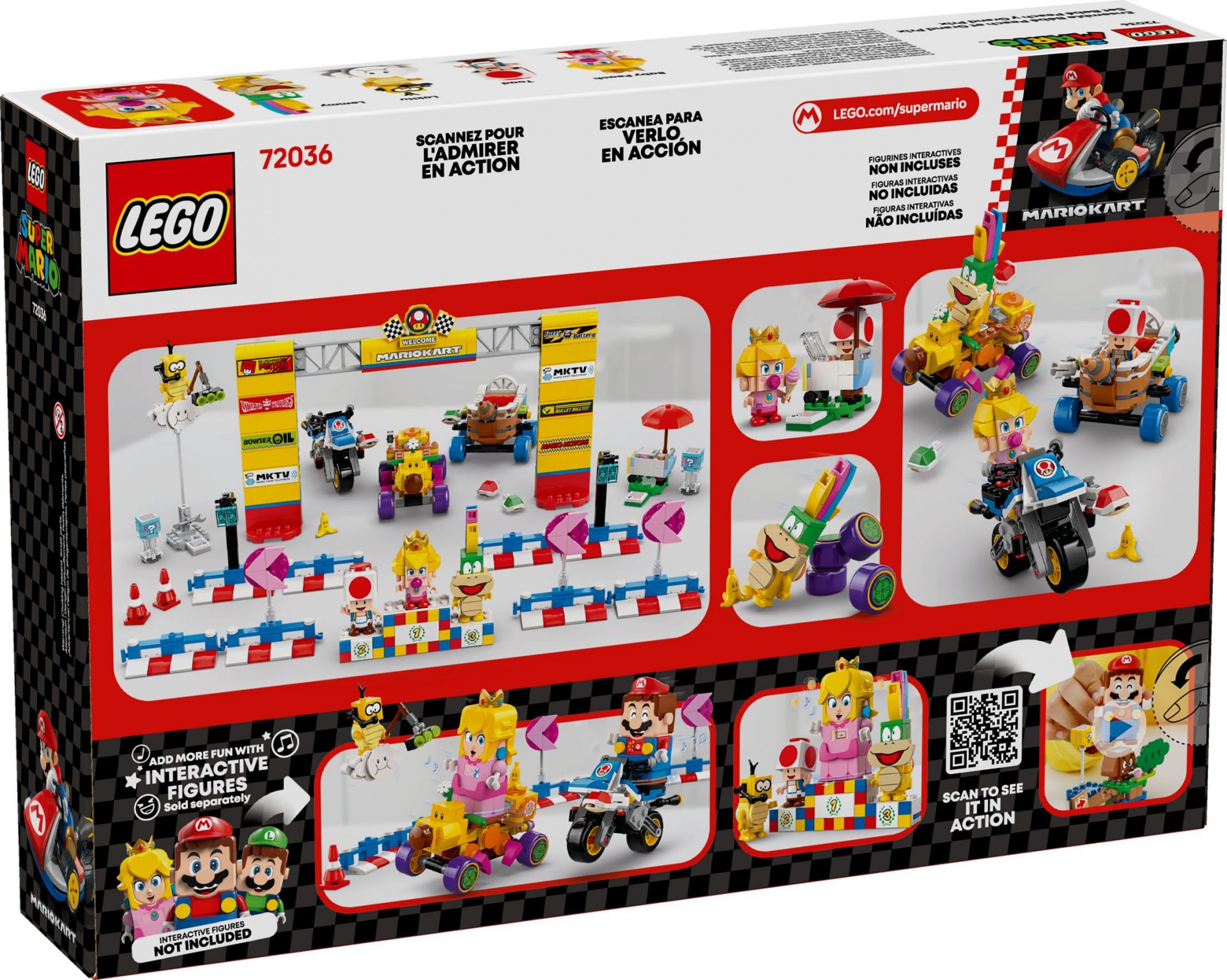 Lego 72036 Mario Kart – Baby Peach & Grand Prix Set Legamo