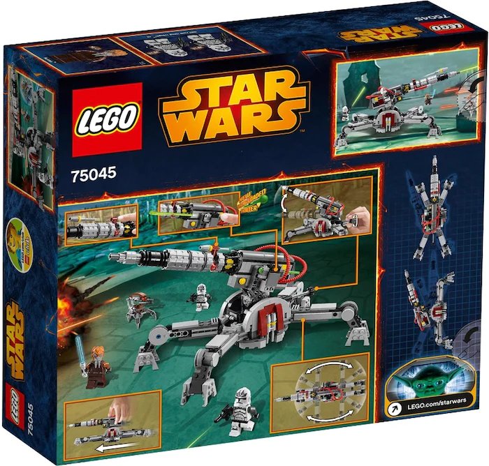 Lego 75045 Republic AV 7 Anti Vehicle Cannon Legamo