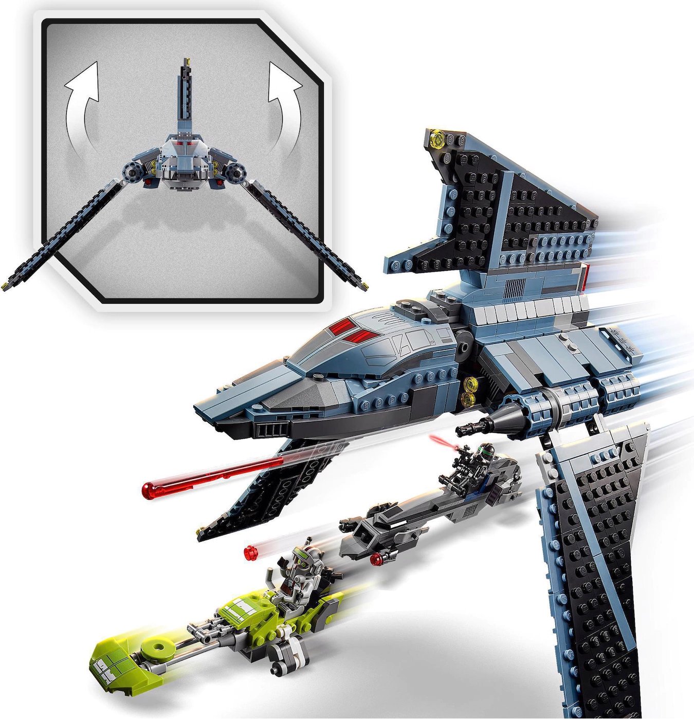 Lego 75314 Das Bad Batch Attack Shuttle
