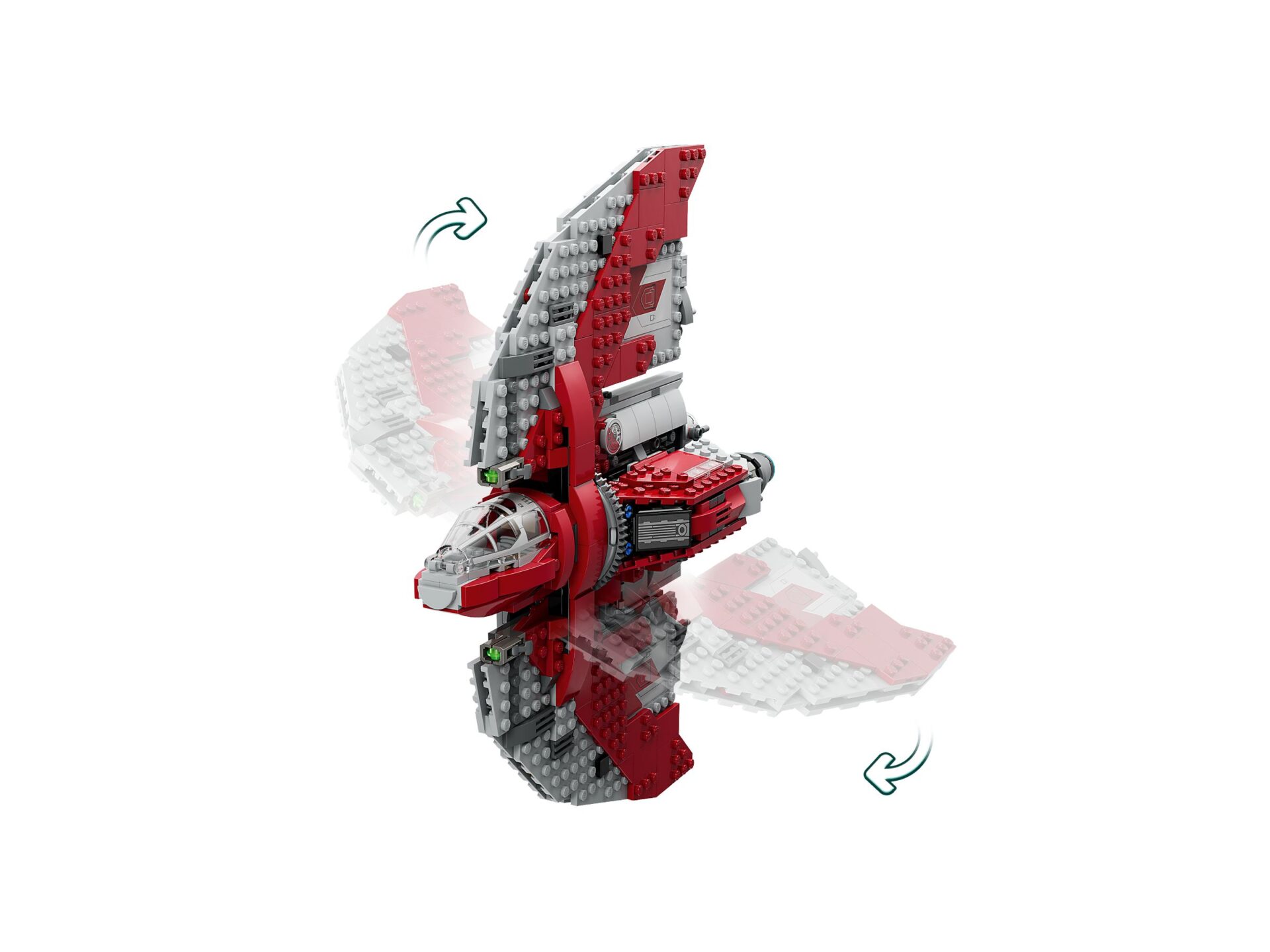 LEGO 75362 Ahsoka Tanos T-6 Jedi Shuttle – Bild 5