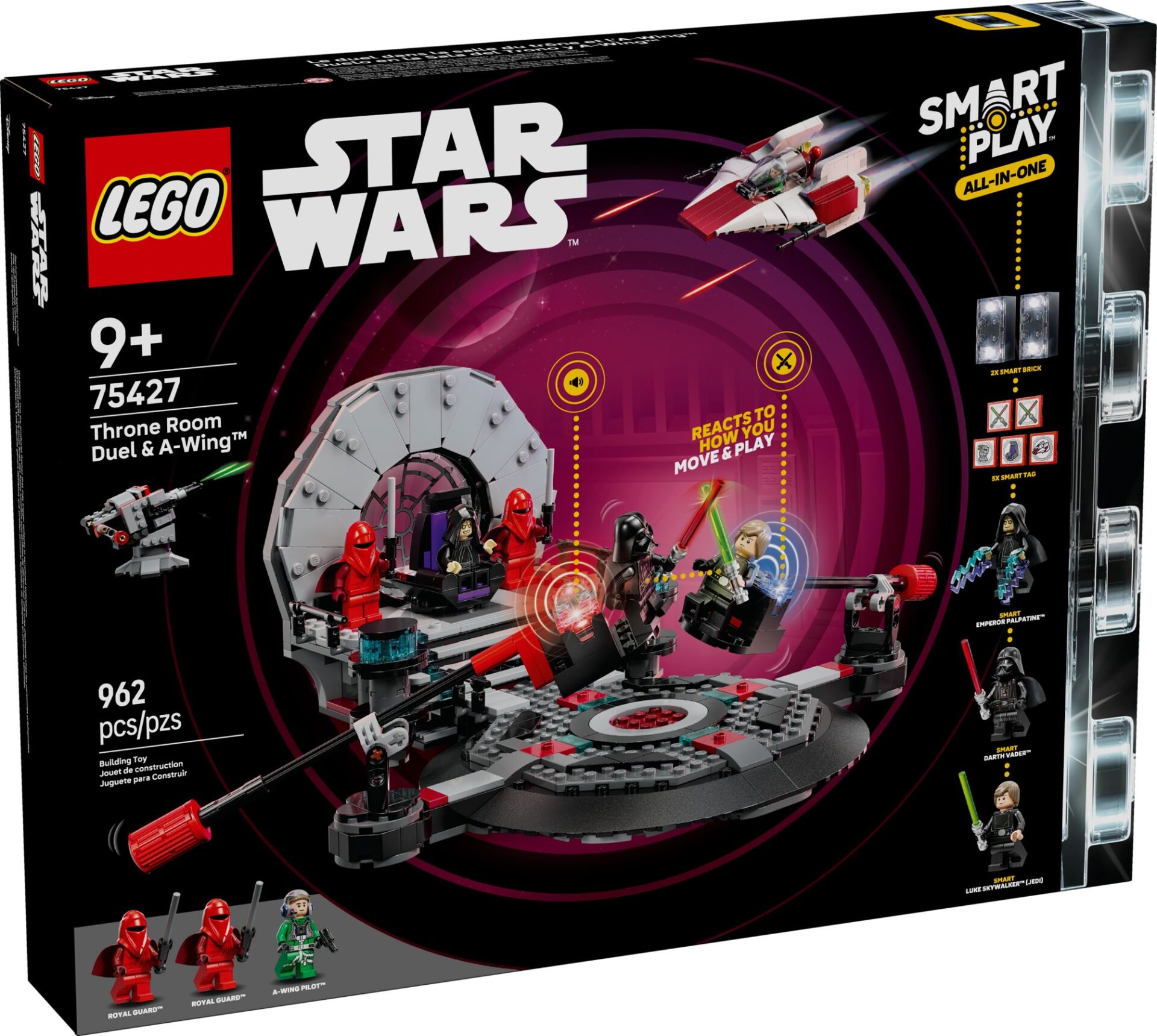LEGO 75427 SMART Play: A-Wing und das Duell im Thronsaal