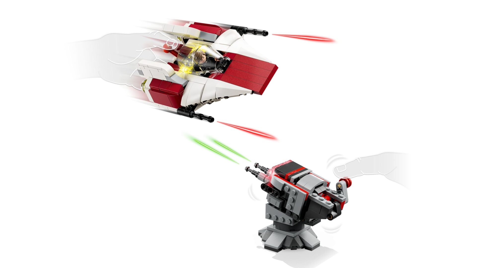 LEGO 75427 SMART Play: A-Wing und das Duell im Thronsaal – Bild 6