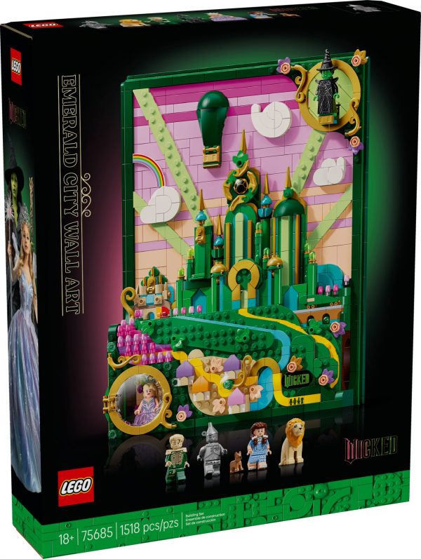 LEGO 75685 Emerald City Wandkunst