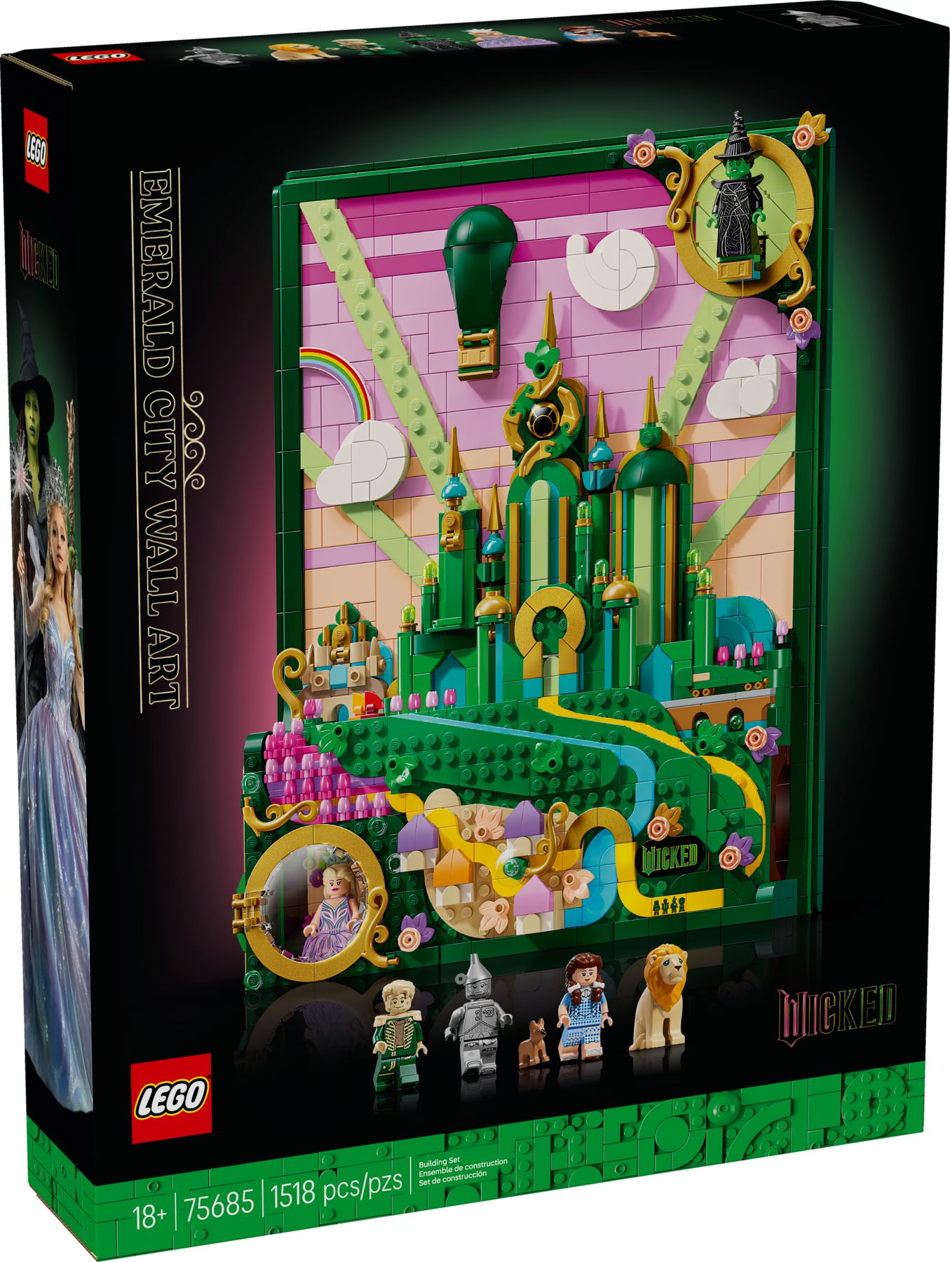 LEGO 75685 Emerald City Wandkunst