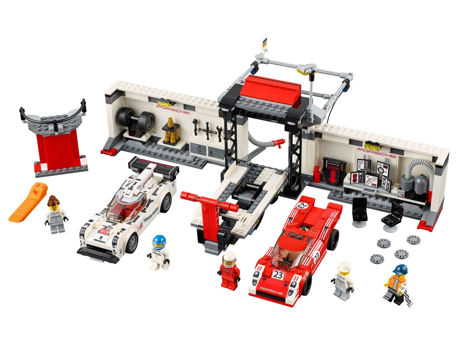 Lego 75876 Porsche 919 Hybrid and 917K Pit Lane legamo