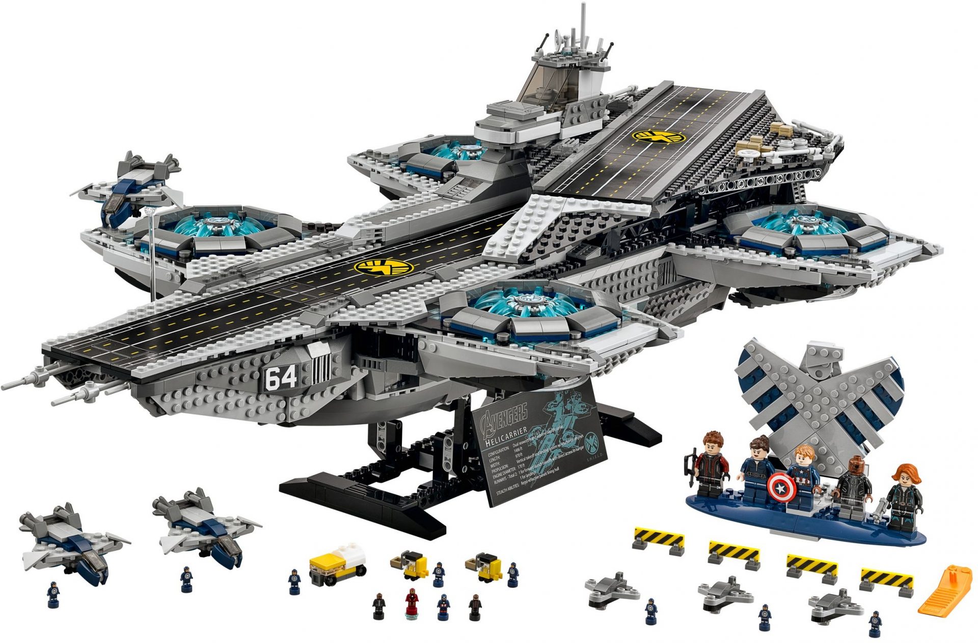 Lego 76042 The Shield Helicarrier