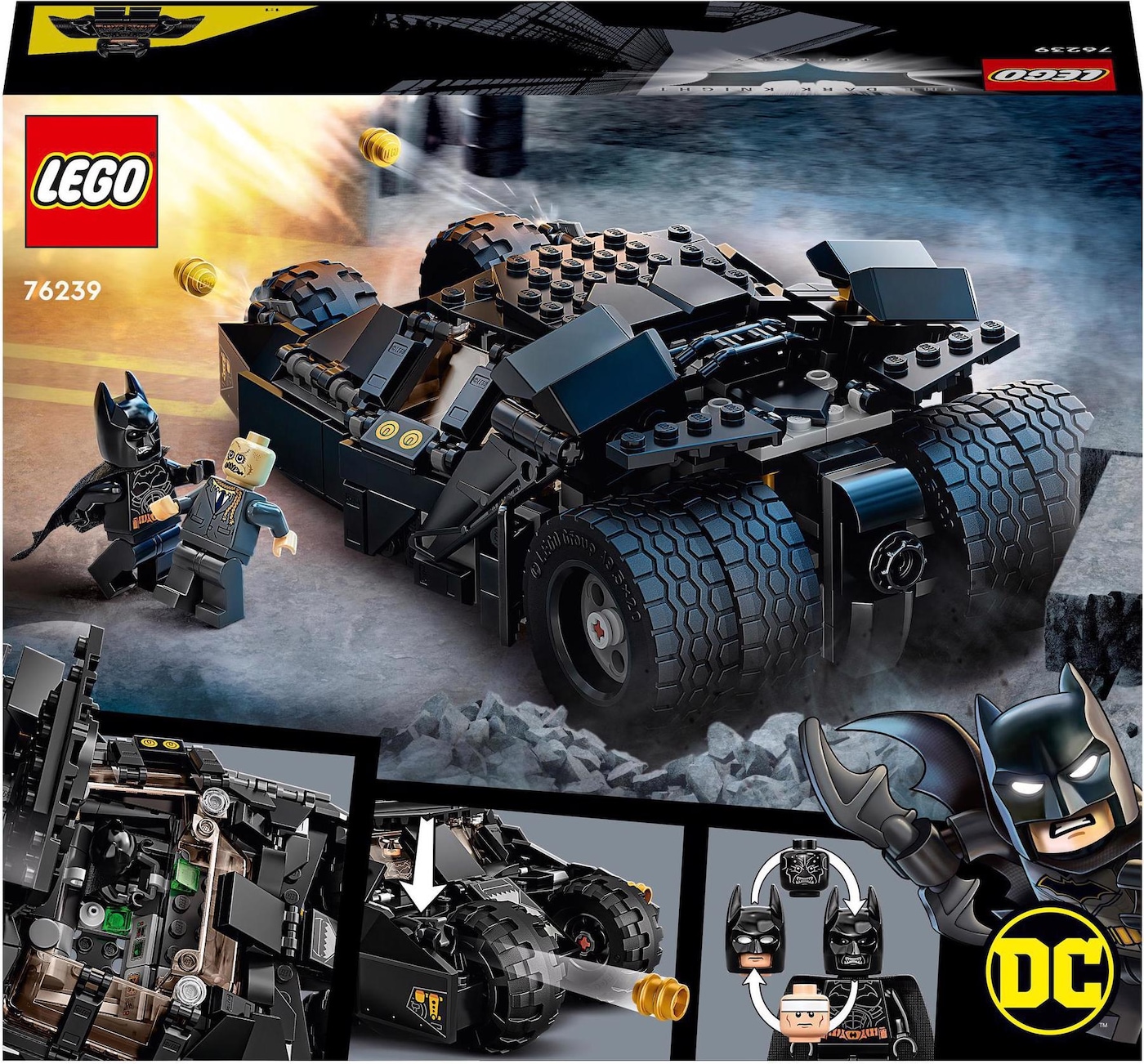 Lego 76239 Batmobile Tumbler Scarecrow Showdown Legamo