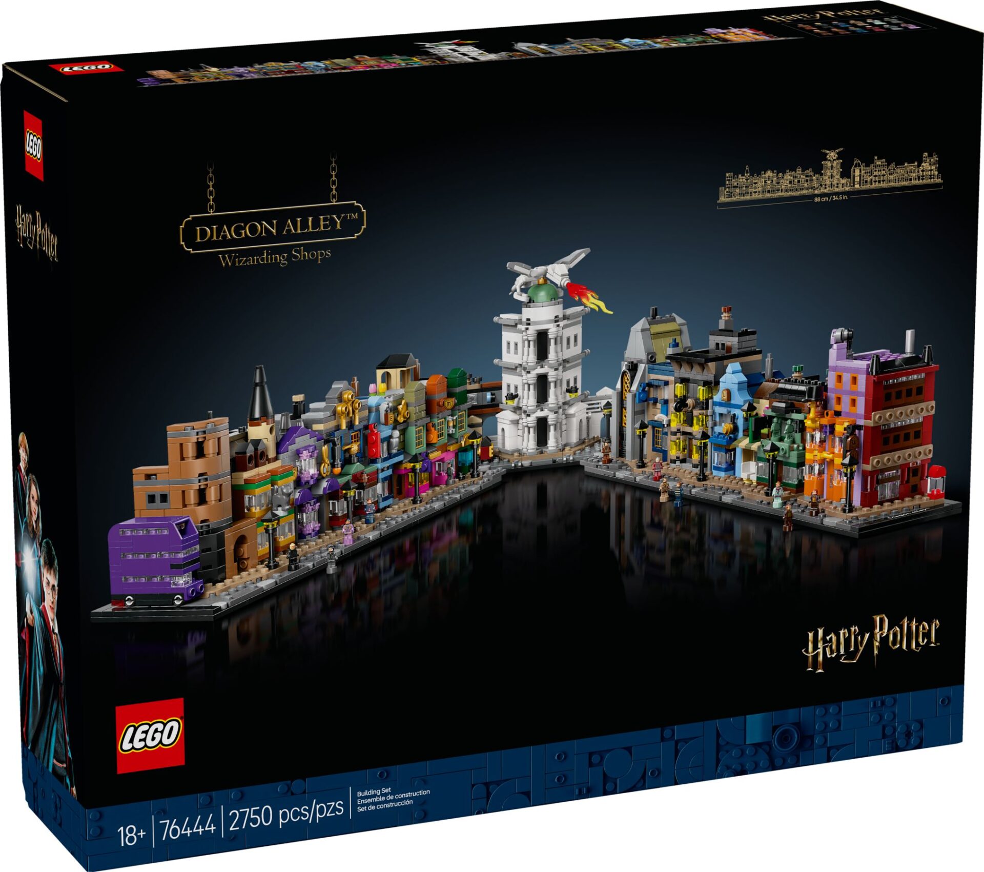 LEGO 76444 Die Zauberläden der Winkelgasse