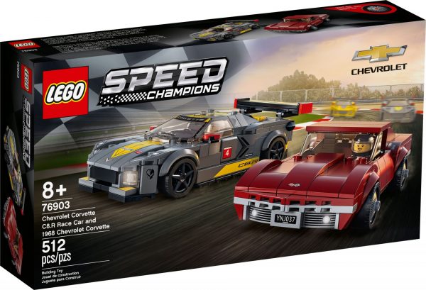 LEGO 76903 Chevrolet Corvette C8.R & 1968 Chevrolet Corvette