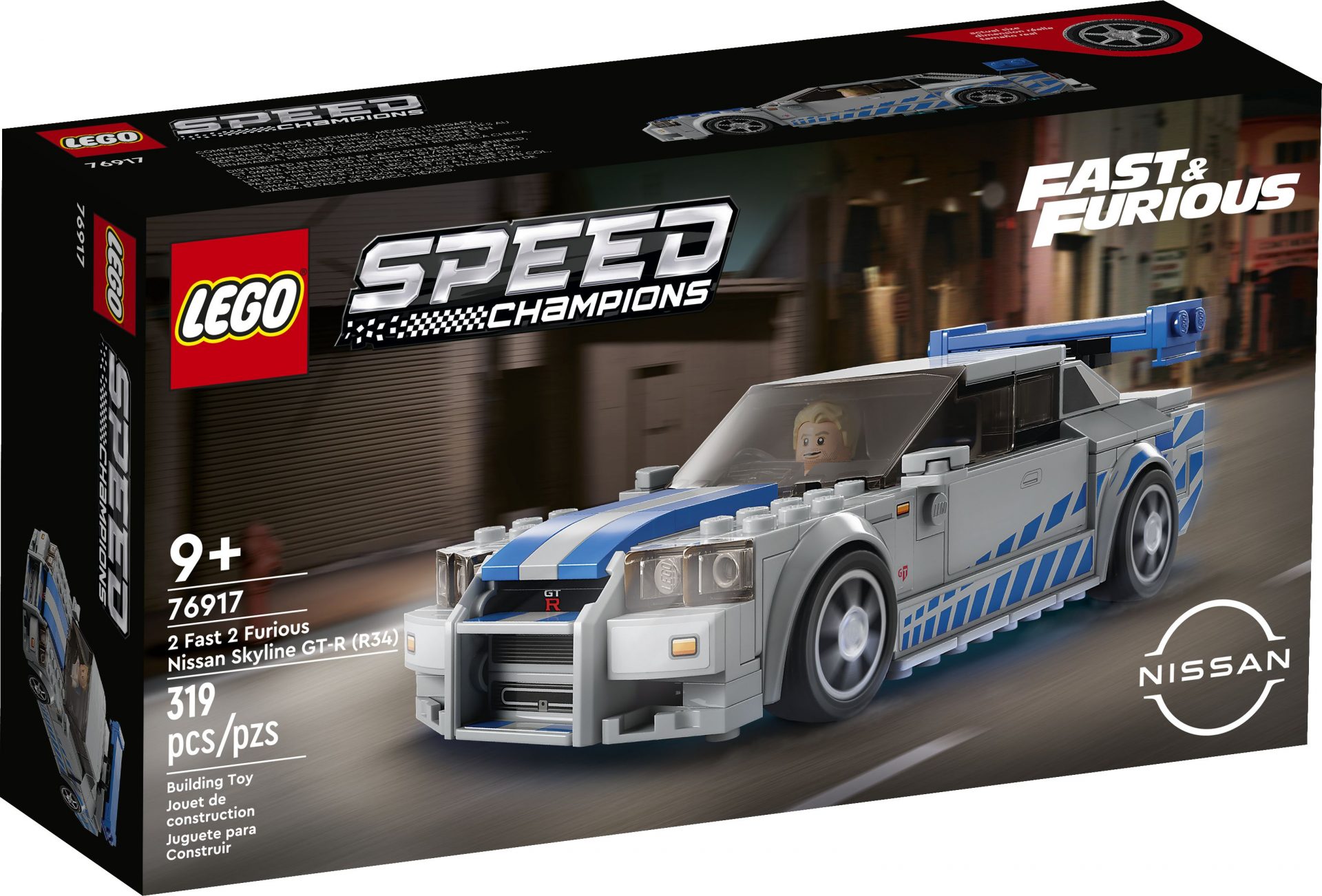 LEGO 76917 2 Fast 2 Furious – Nissan Skyline GT-R (R34)