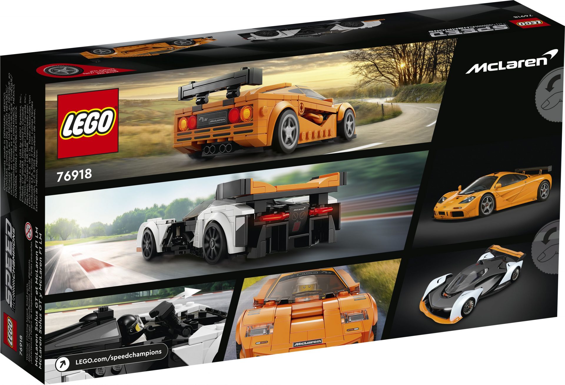 Lego 76918 McLaren Solus GT & McLaren F1 LM