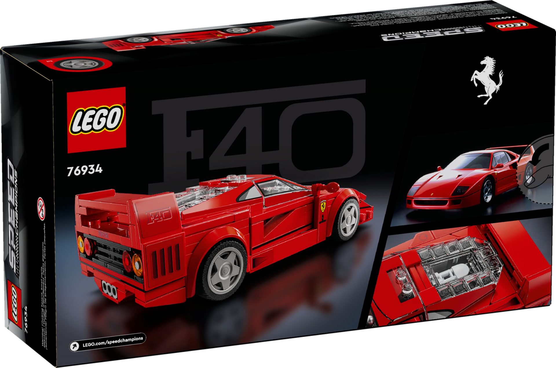 Lego 76934 Ferrari F40 Supersportwagen Legamo