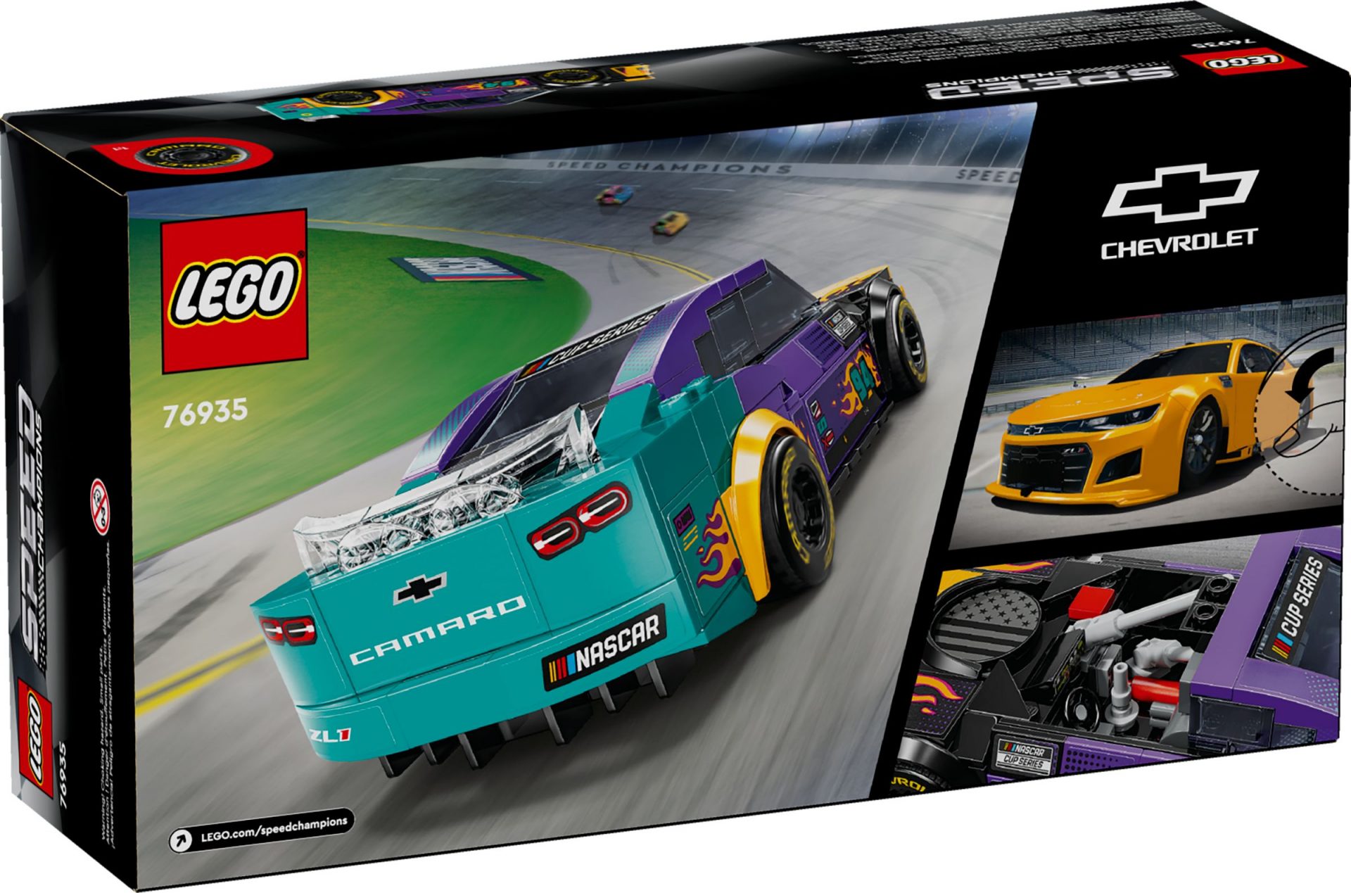Lego 76935 NASCAR Next Gen Chevrolet Camaro ZL1 Legamo