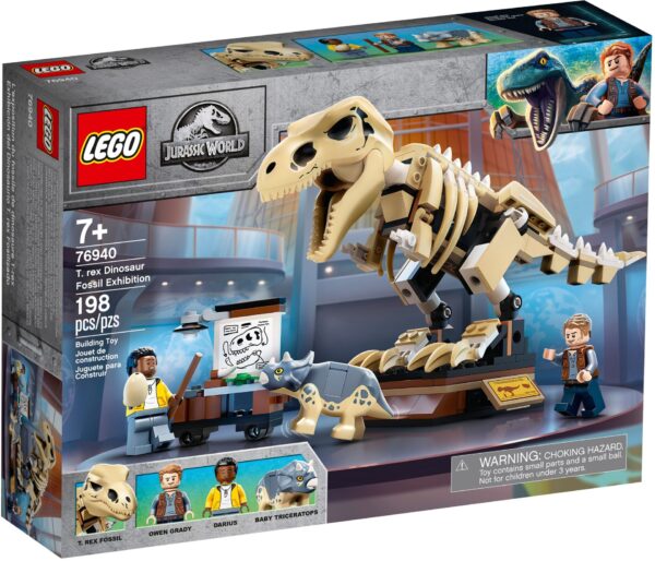 LEGO 76940 T. Rex-Skelett in der Fossilienausstellung