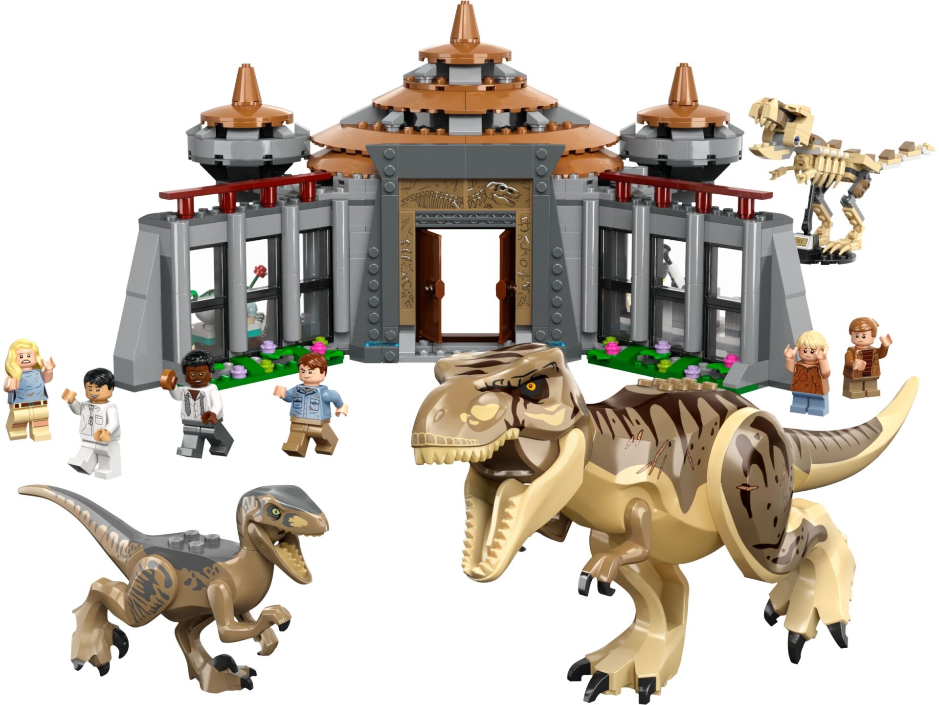 LEGO 76961 Angriff des T. Rex und des Raptors aufs Besucherzentrum – Bild 2