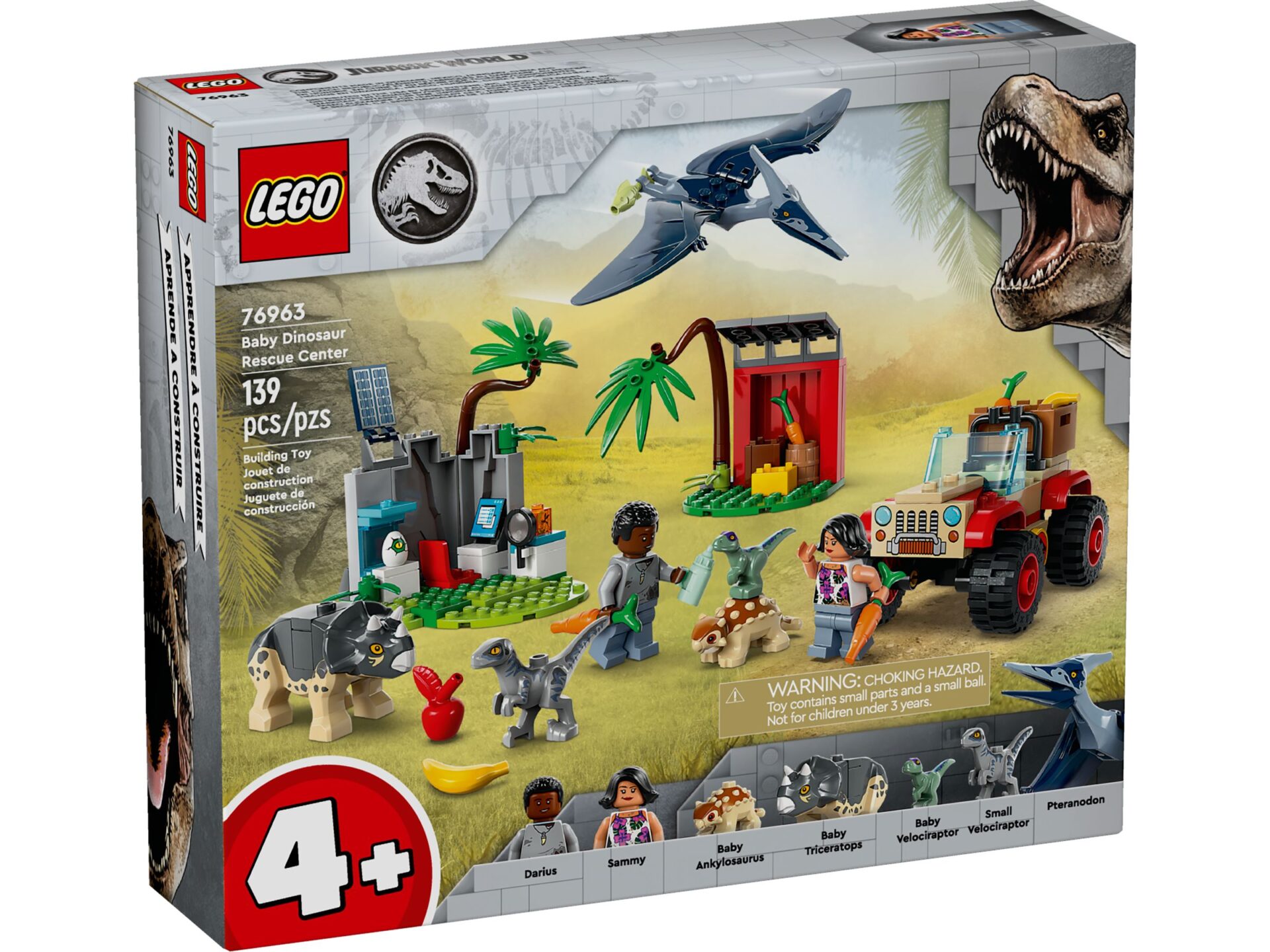 LEGO 76963 Rettungszentrum für Baby-Dinos